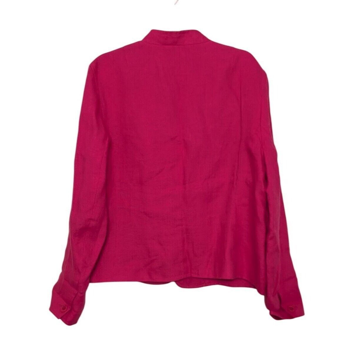 Talbots Talbots Irish Linen Blazer Womens Petite Size 14 Pink Size XL / US 12-14 / IT 48-50 - 6 Thumbnail