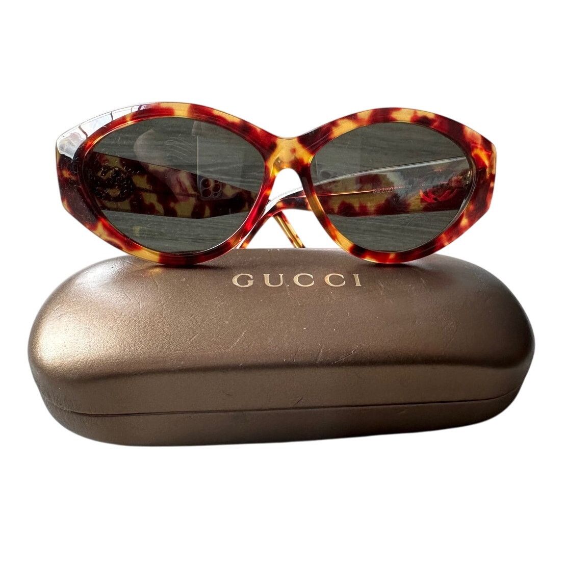 Gucci Gucci Butterfly Tortoise Shell GG 2195/S Women's Sunglasses Size ONE SIZE - 2 Thumbnail