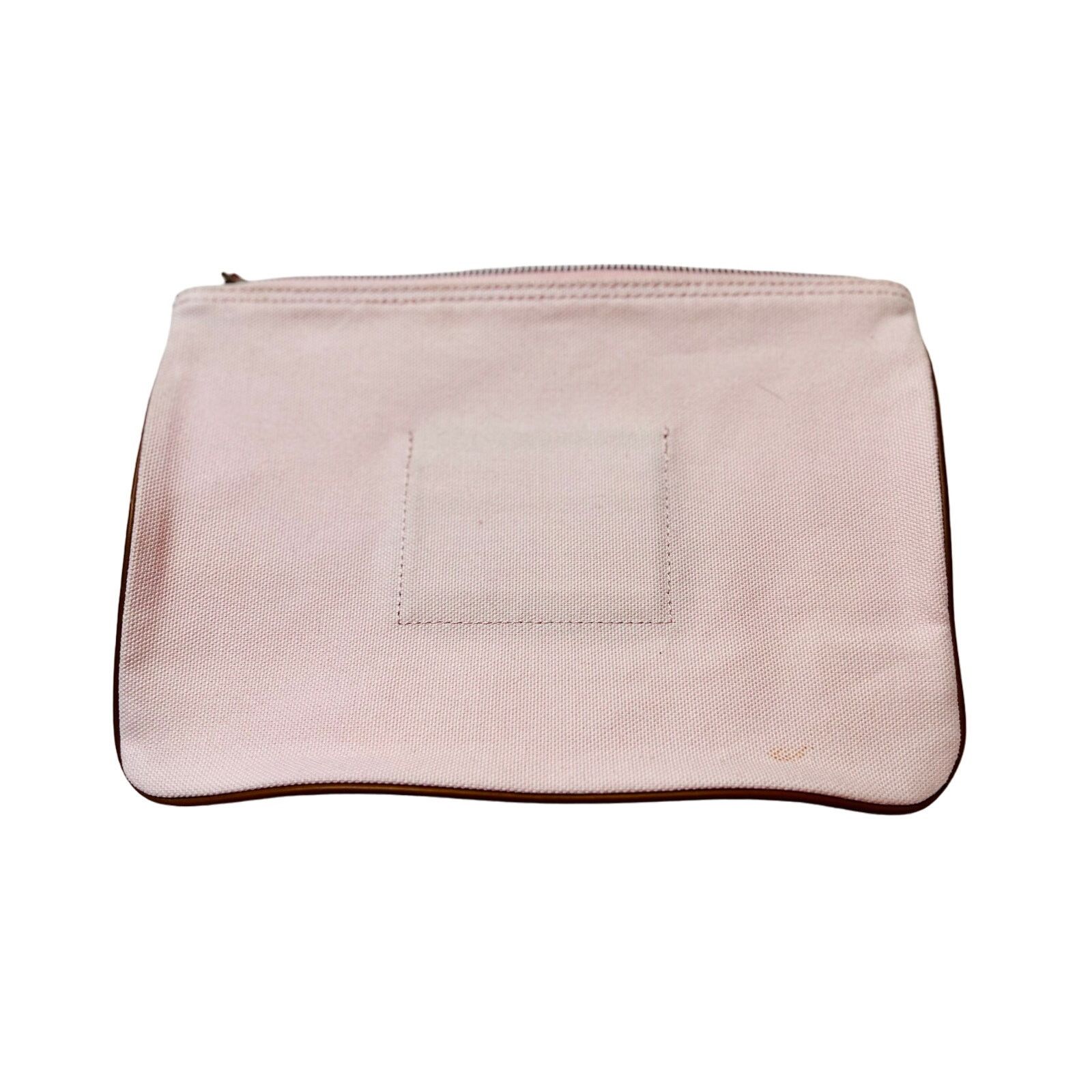 Ralph Lauren Vintage Ralph Lauren Large Pink Canvas Clutch Pouch Size ONE SIZE - 2 Thumbnail