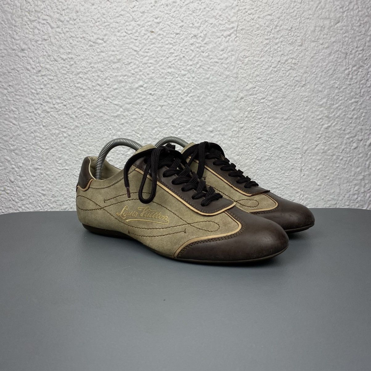 Louis Vuitton Leather Low Trainer Sneakers Size US 7.5 / EU 40-41 - 1 Thumbnail