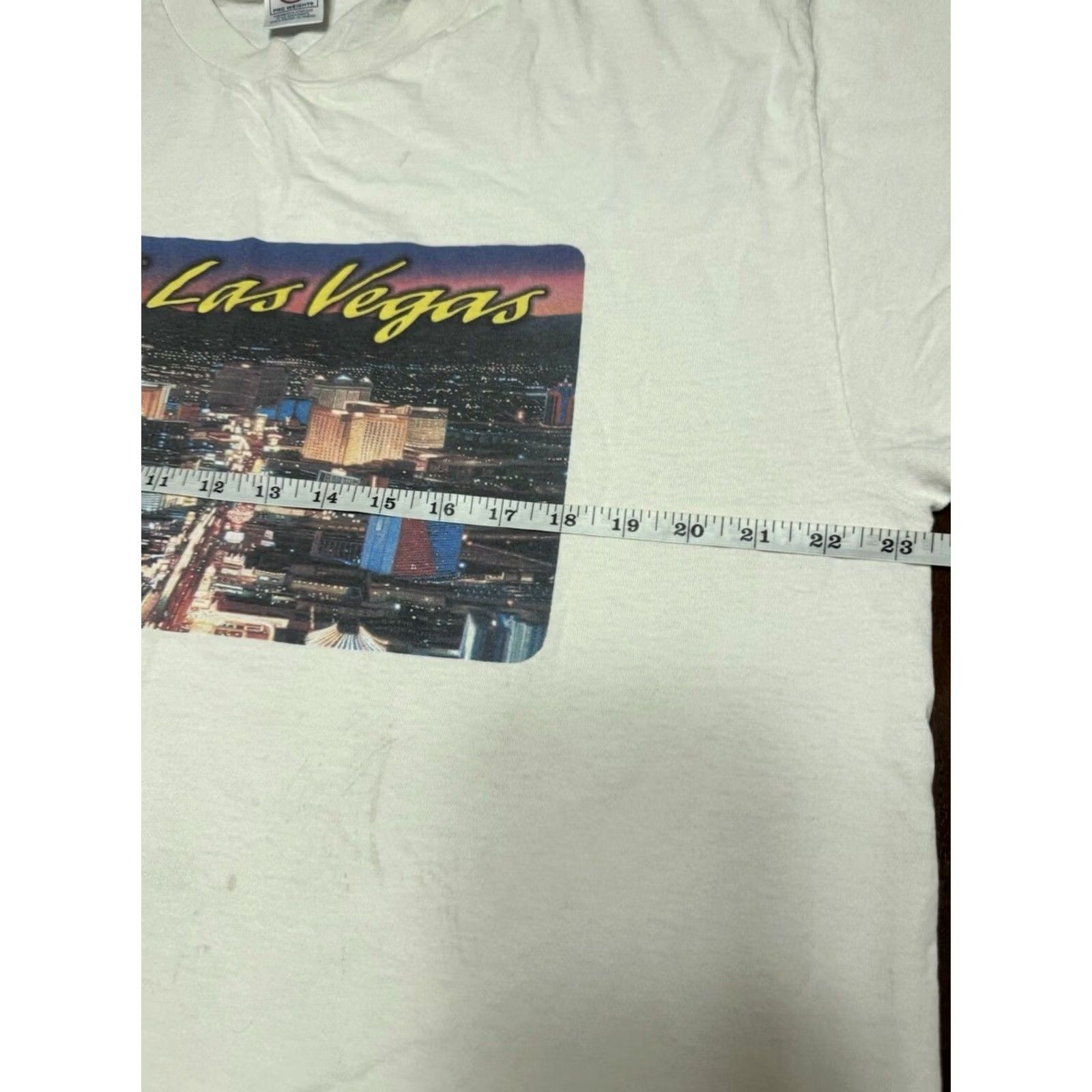 Delta VINTAGE Las Vegas Shirt Mens XL White Y2K Graphic Print Skyline “Visa Las Vegas” Size US XL / EU 56 / 4 - 7 Thumbnail
