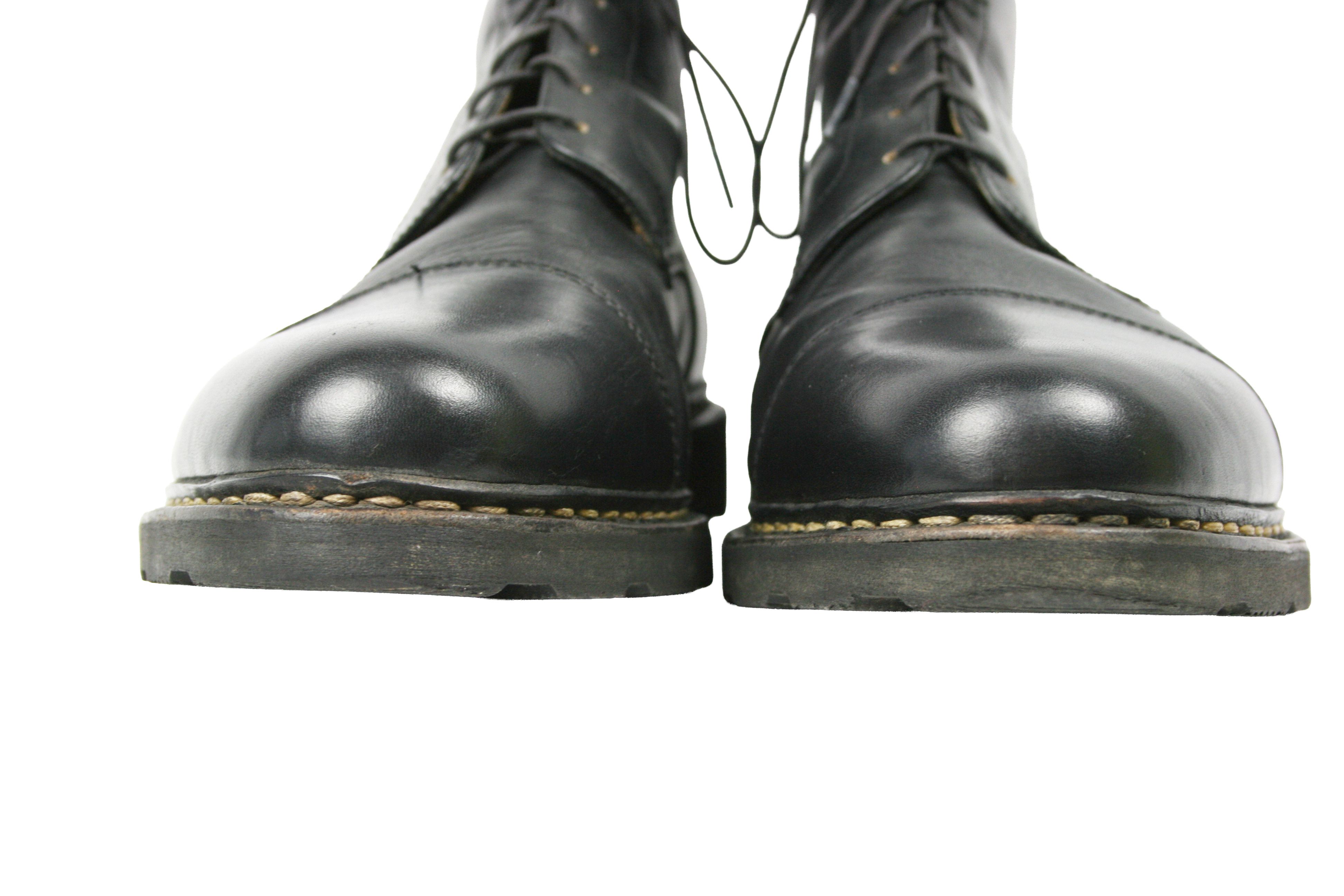 Paraboot Clamart Griff 2 Combat Derby Boots Made in France Size US 11.5 / EU 44-45 - 4 Thumbnail