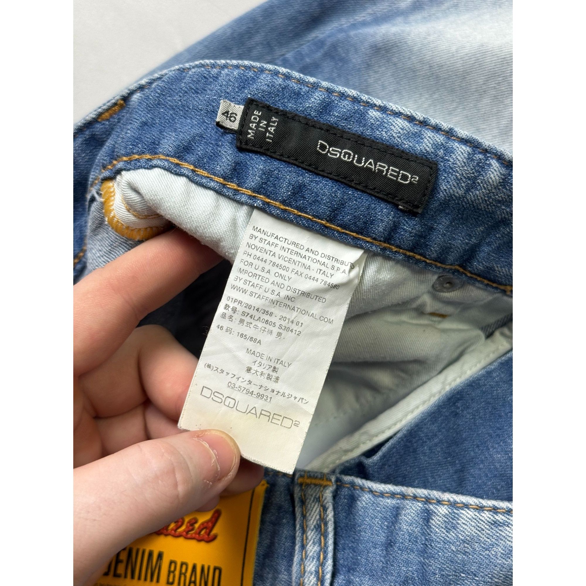 Dsquared2 Dsquared2 Vintage Skinny Distressed Denim Jeans (Y1106) Size US 30 / EU 46 - 12 Thumbnail