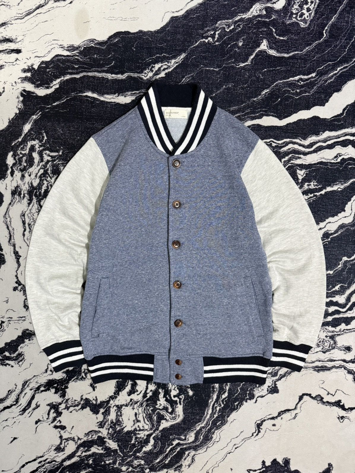 Japanese Brand Back number varsity jacket Size US M / EU 48-50 / 2 - 1 Thumbnail