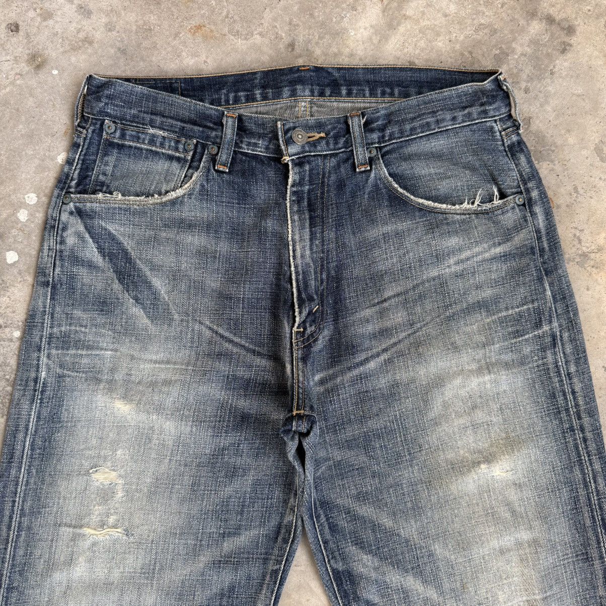 Levi's Vintage Clothing Vintage Levi's 553 Faded StoneWash Denim Jean Pants W33x34.5 Size US 33 - 2 Thumbnail
