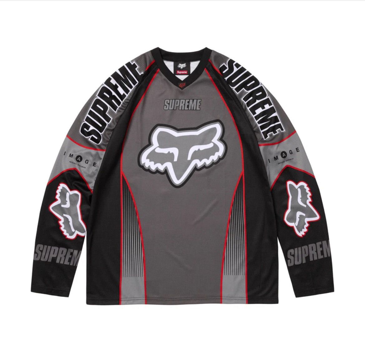 Fox Racing × Supreme Supreme/Fox Racing DMX Jersey Size US M / EU 48-50 / 2 - 1 Thumbnail