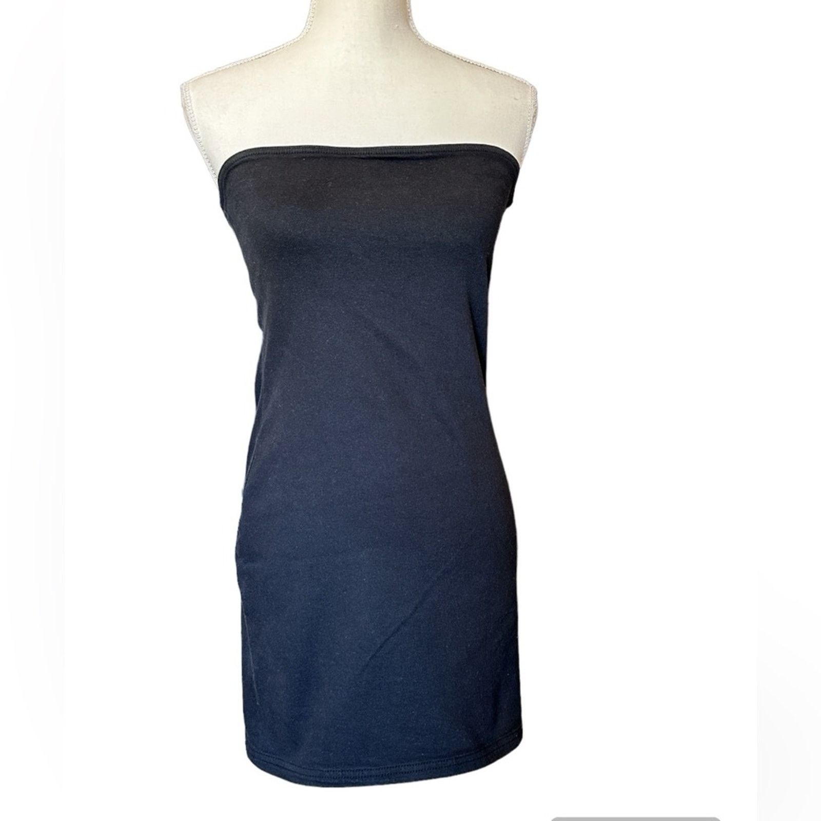 Zara NWT Zara Bandeau Short Dress in Black Size M / US 6-8 / IT 42-44 - 4 Thumbnail