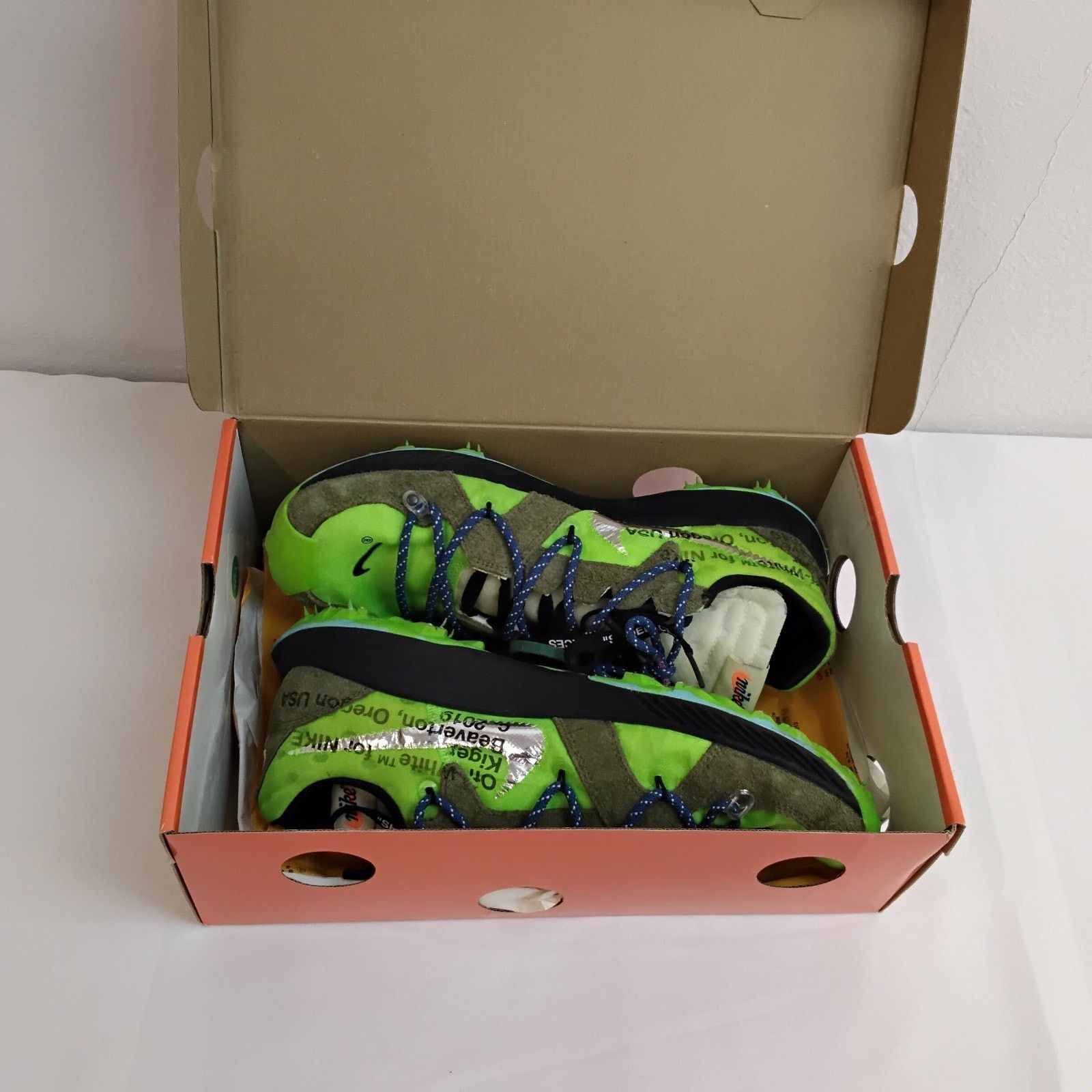 Nike Nike Zoom Kiger 5 Off-White Sneakers Men's 12.5 Green Size US 12.5 / EU 45-46 - 18 Thumbnail