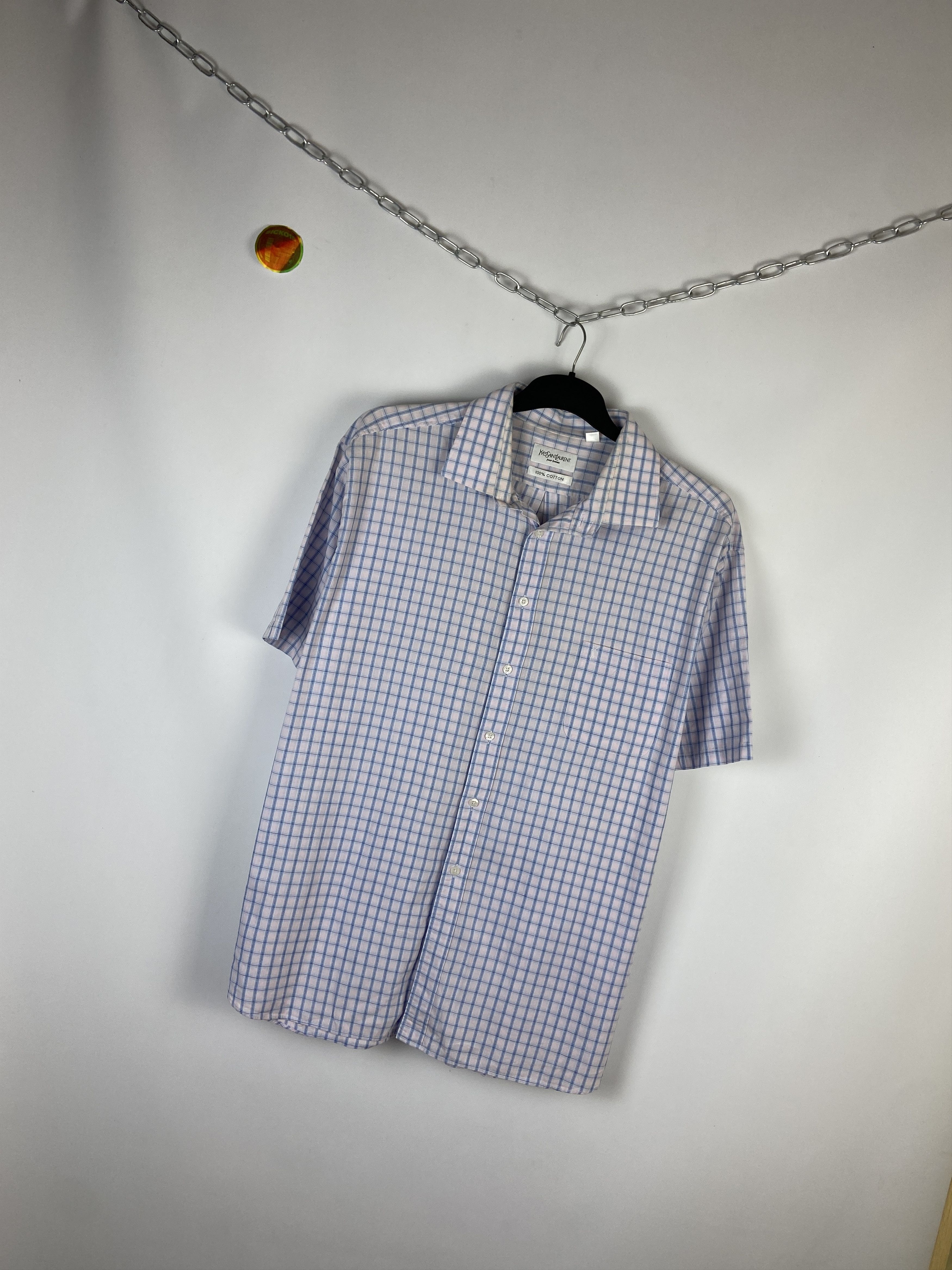 Vintage Vintage Yves Saint Laurent Ysl Pour Homme Shirt Size US XXL / EU 58 / 5 - 2 Thumbnail