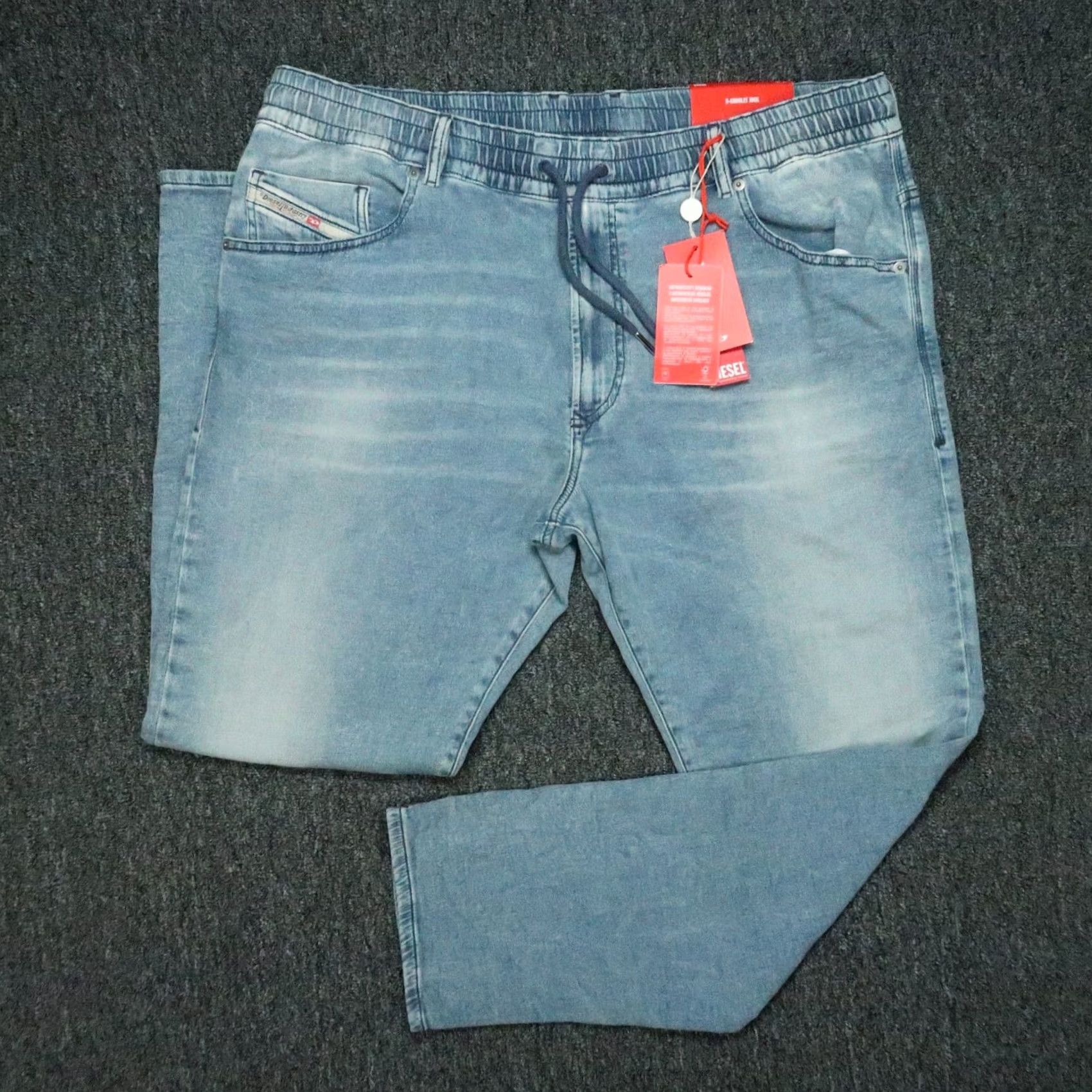 Diesel Diesel Jeans Mens 40x31 Blue D-Krooley Jogg 5 Pocket Stretch NWT Denim Regular Shoes? Size US 40 / EU 56 - 2 Thumbnail