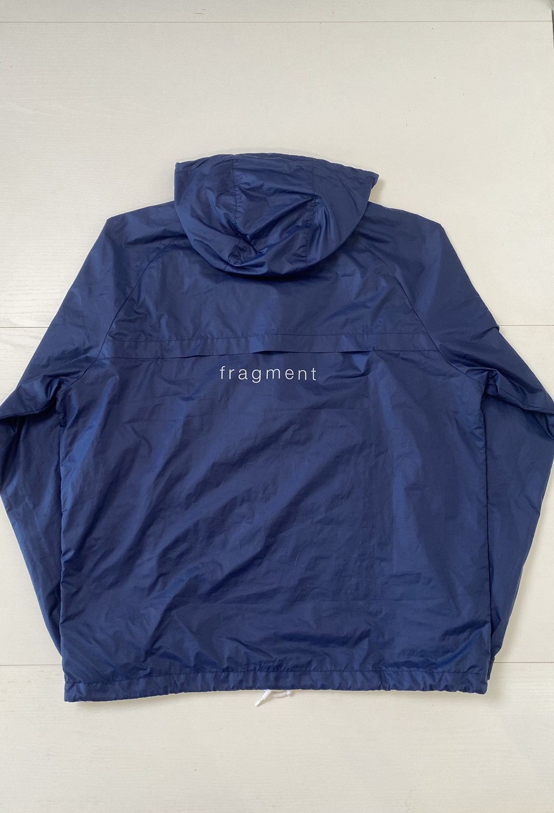 Nike DESCRIPTION Nike x Fragment windbreaker, size XL, blue used Size US XL / EU 56 / 4 - 15 Thumbnail