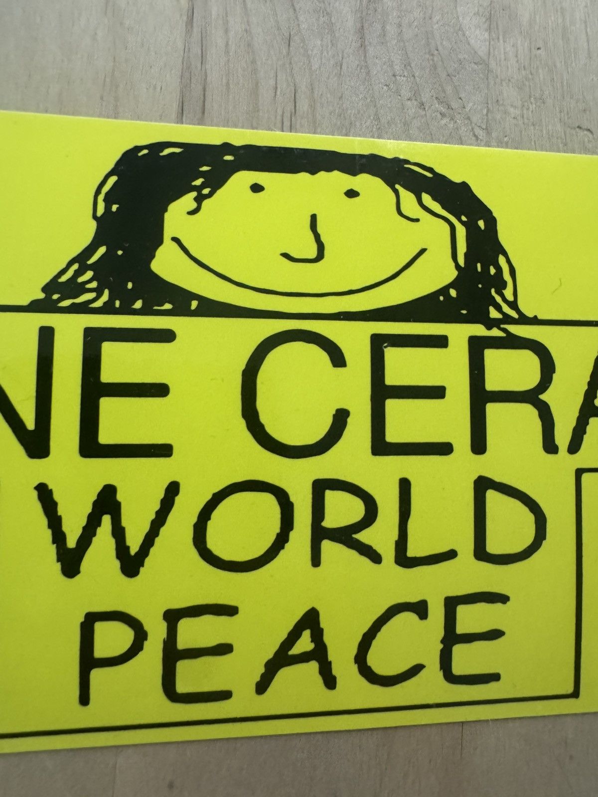 Online Ceramics Online Ceramics World Peace Sun Brand XL Bumper Sticker Size ONE SIZE - 5 Thumbnail