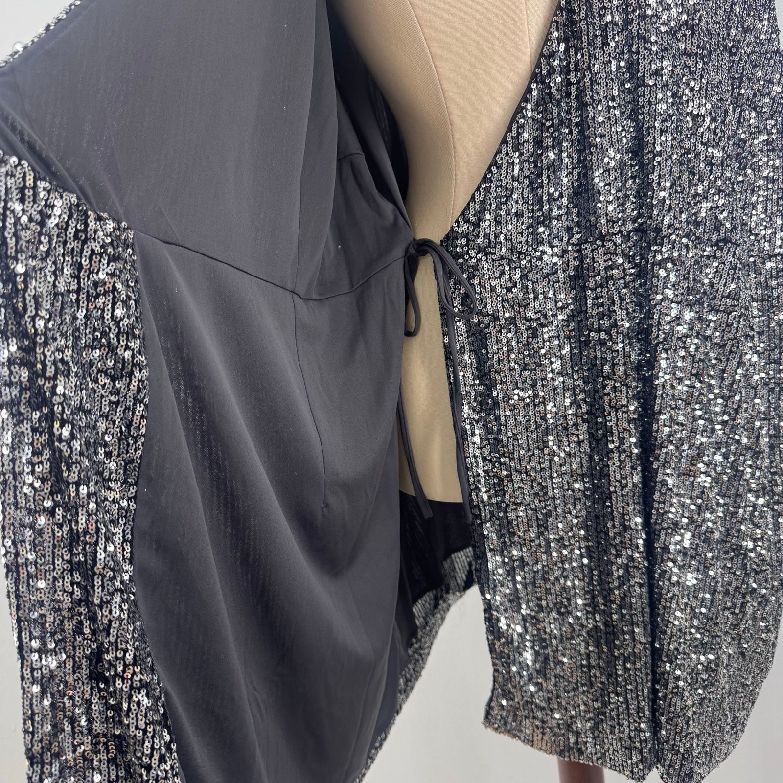 Marina Rinaldi Marina Rinaldi Festivo Sequin Wrap Top Plus 22 Event Party Size 3XL / US 20-22 - 7 Thumbnail