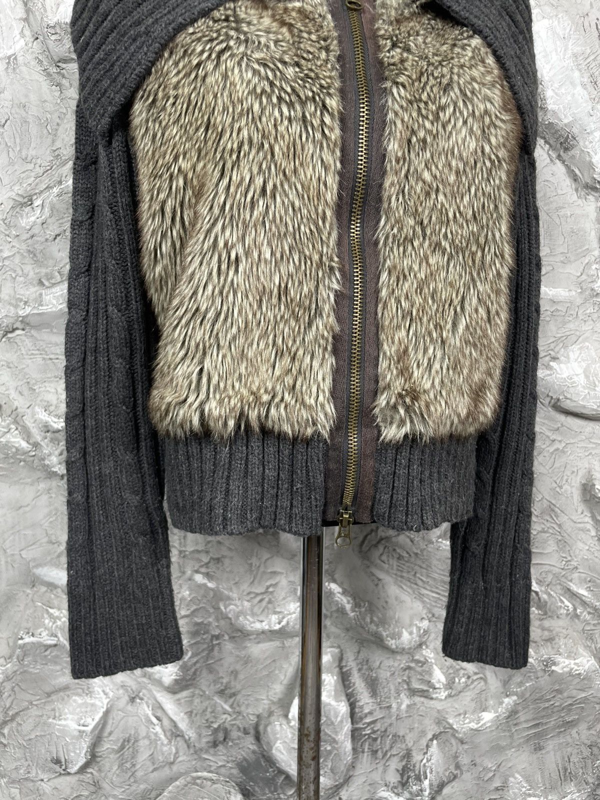 If Six Was Nine Y2K Fur Zip Jacket Japanese LGB Hysteric Glamour Grunge Vibe Size US S / EU 44-46 / 1 - 5 Thumbnail