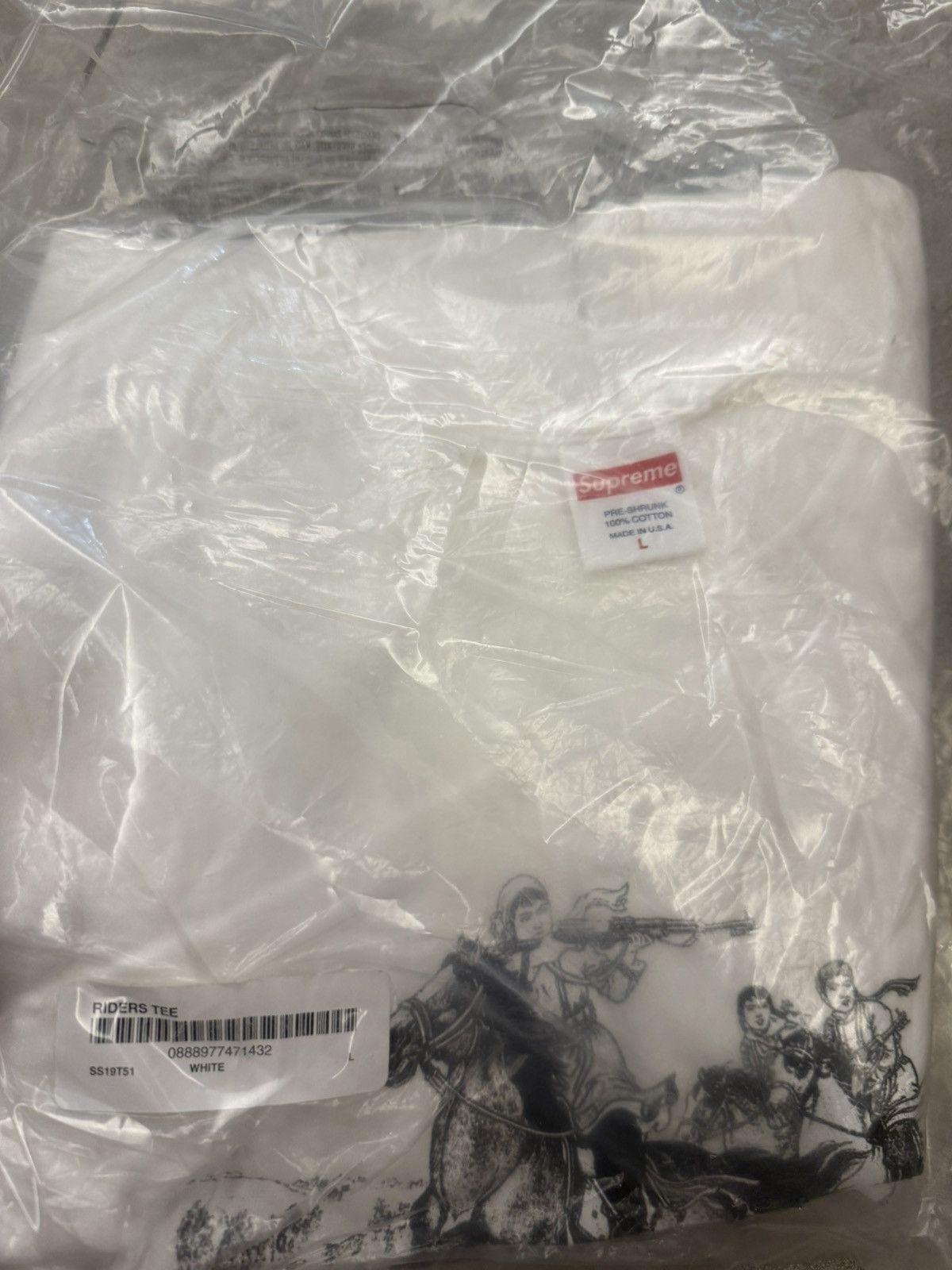 Supreme Supreme ss19 riders tee T-shirt Size US L / EU 52-54 / 3 - 2 Thumbnail
