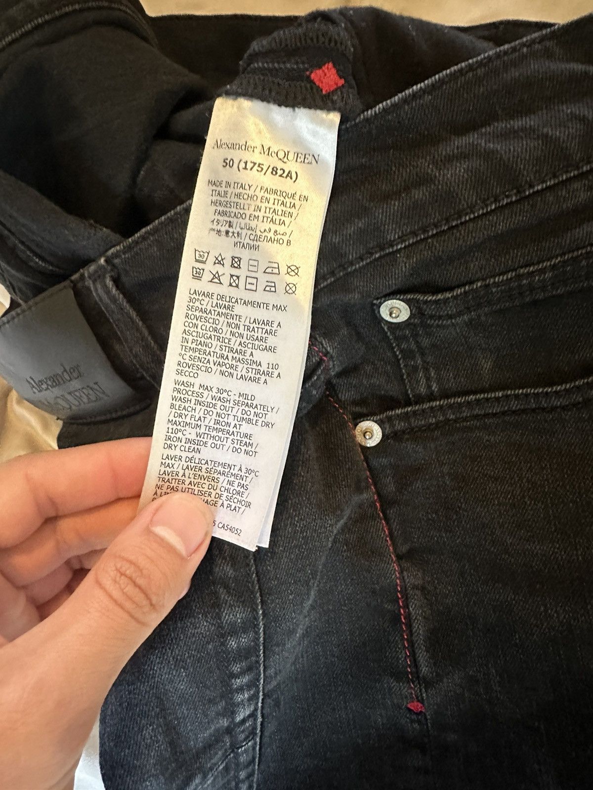Alexander McQueen Alexander McQueen Jeans Size US 32 / EU 48 - 5 Thumbnail