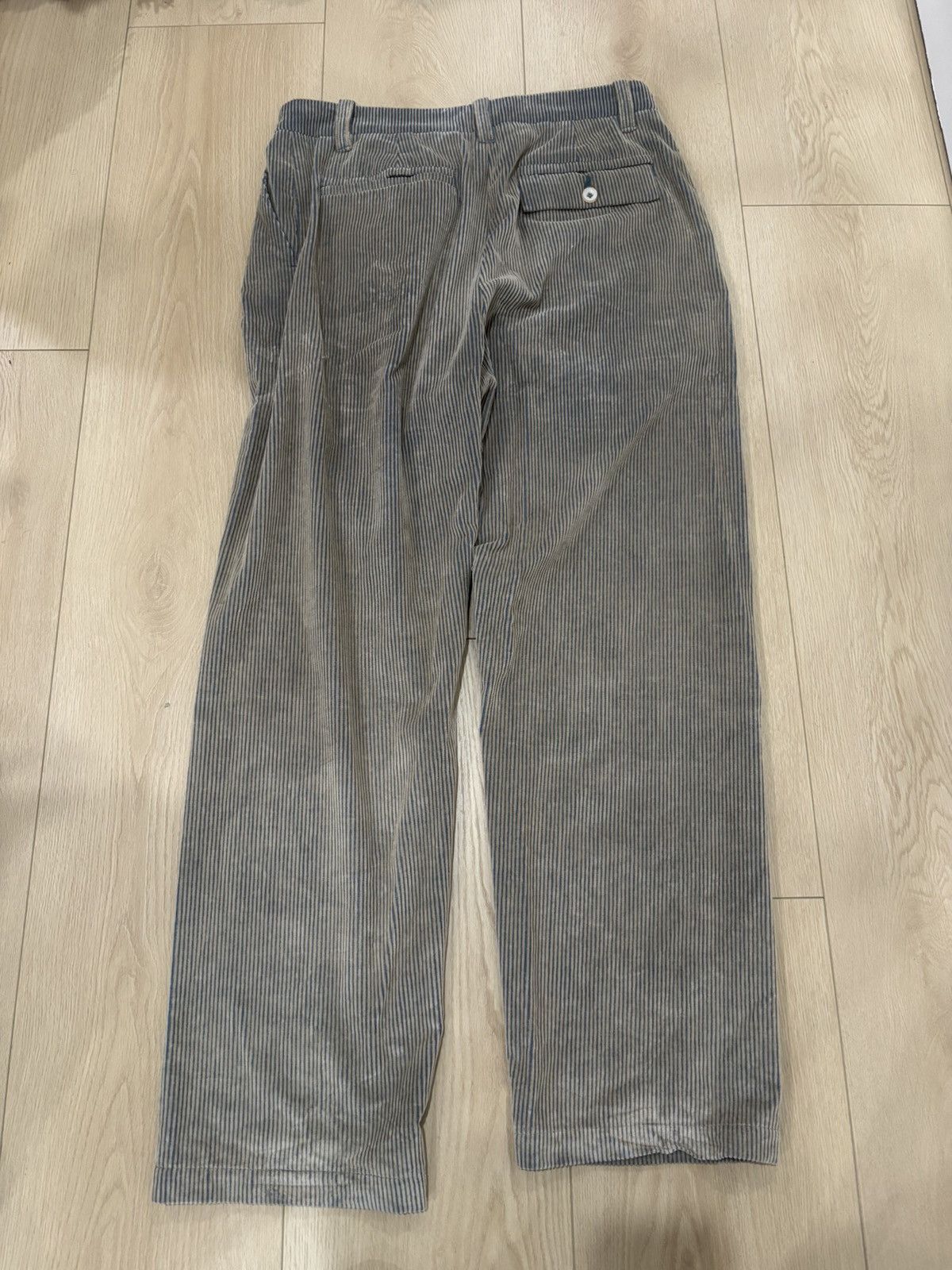 The Elder Statesman The Elder Statesman - Straight-Leg Pleated Corduroy Trousers Size US 32 / EU 48 - 5 Thumbnail