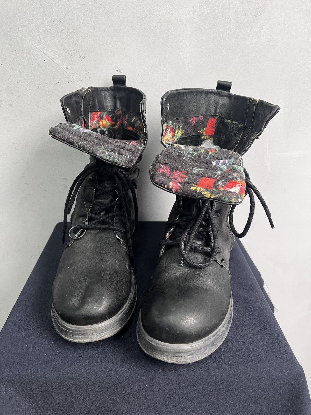 Replay Replay combat black boots avant garde guidi style y2k Size US 8 / EU 41 - 6 Thumbnail