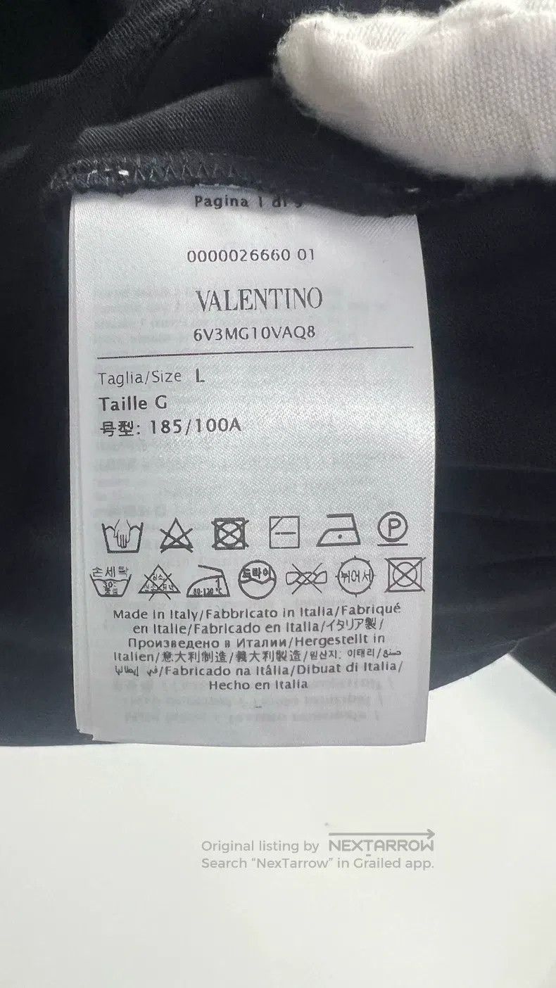 Valentino Valentino Men's black T-shirt Size US L / EU 52-54 / 3 - 3 Thumbnail