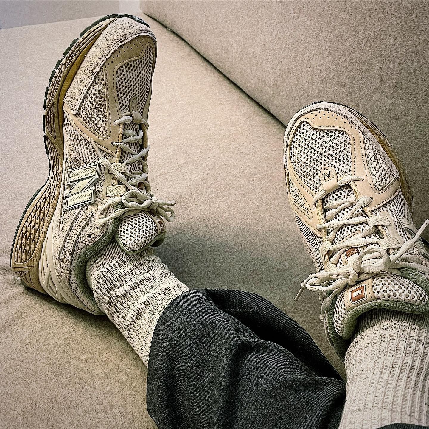 Auralee × New Balance 💚 FW23 Auralee x New Balance 1906R Bone/Cream NEW Size US 12 / EU 45 - 6 Thumbnail
