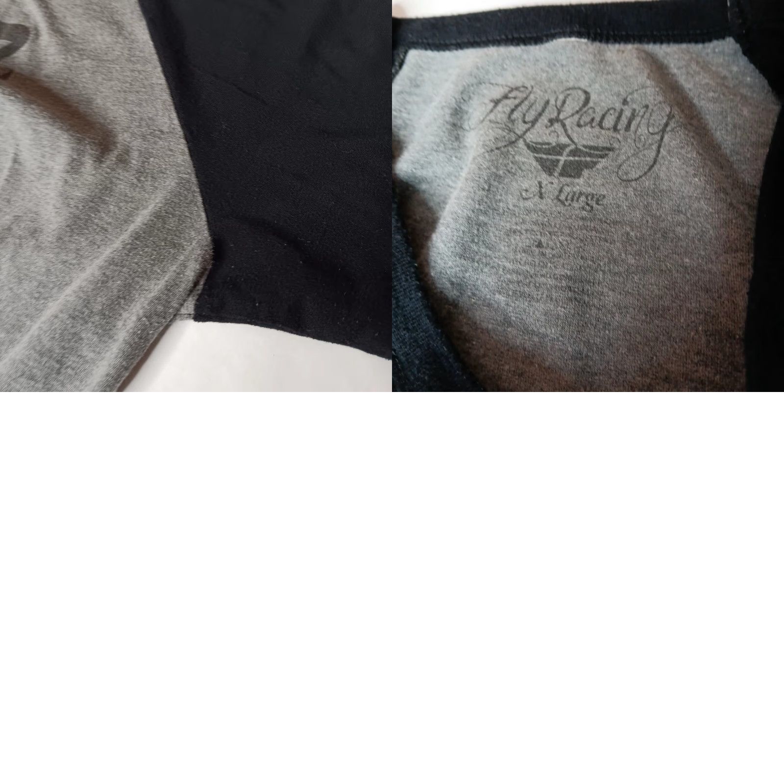Vintage VINTAGE Fly Racing Men's T-Shirt Large Raglan Motocross Motorcycle Biker Gear 3/4 Sleeve Gray Black Size US L / EU 52-54 / 3 - 8 Thumbnail