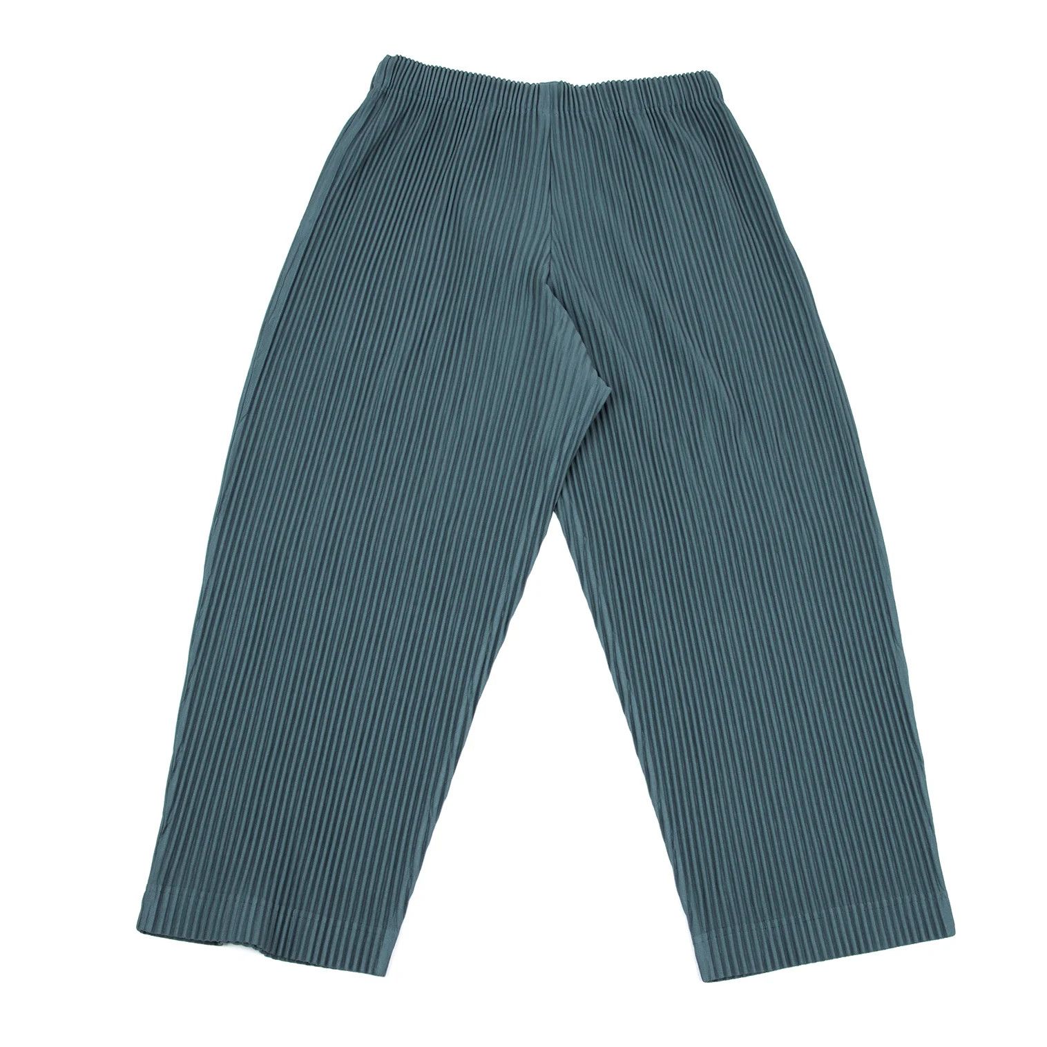Issey Miyake Pleats Straight Pants in Blue Gray Size US 32 / EU 48 - 8 Thumbnail