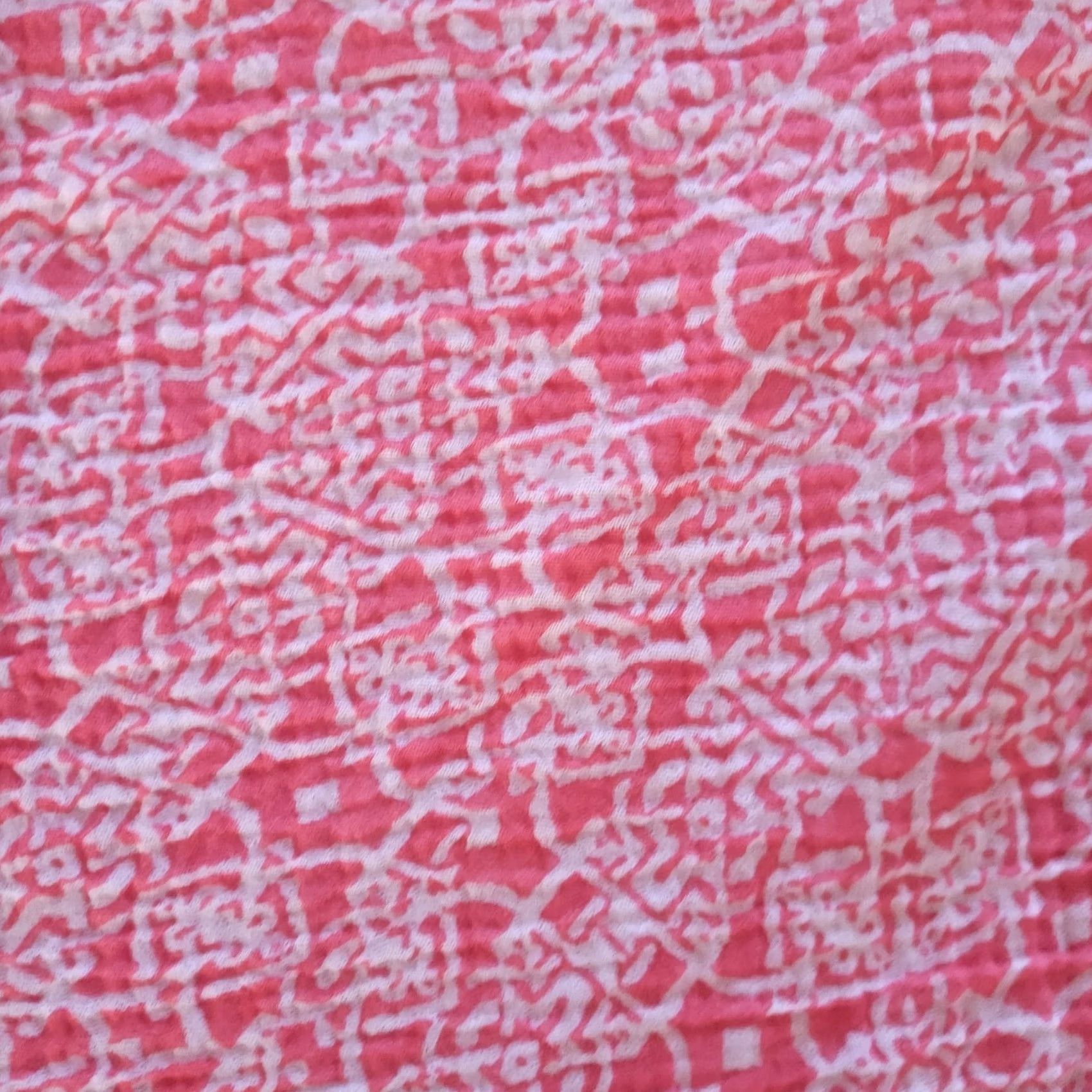 Vintage Chico's Chicos Shirt Blouse Womens Medium Pink White Gauze Tie Waist 3/4 Sleeve V-Neck Button Pullover Casual Everyday Shirt Womens Size M / US 6-8 / IT 42-44 - 7 Thumbnail