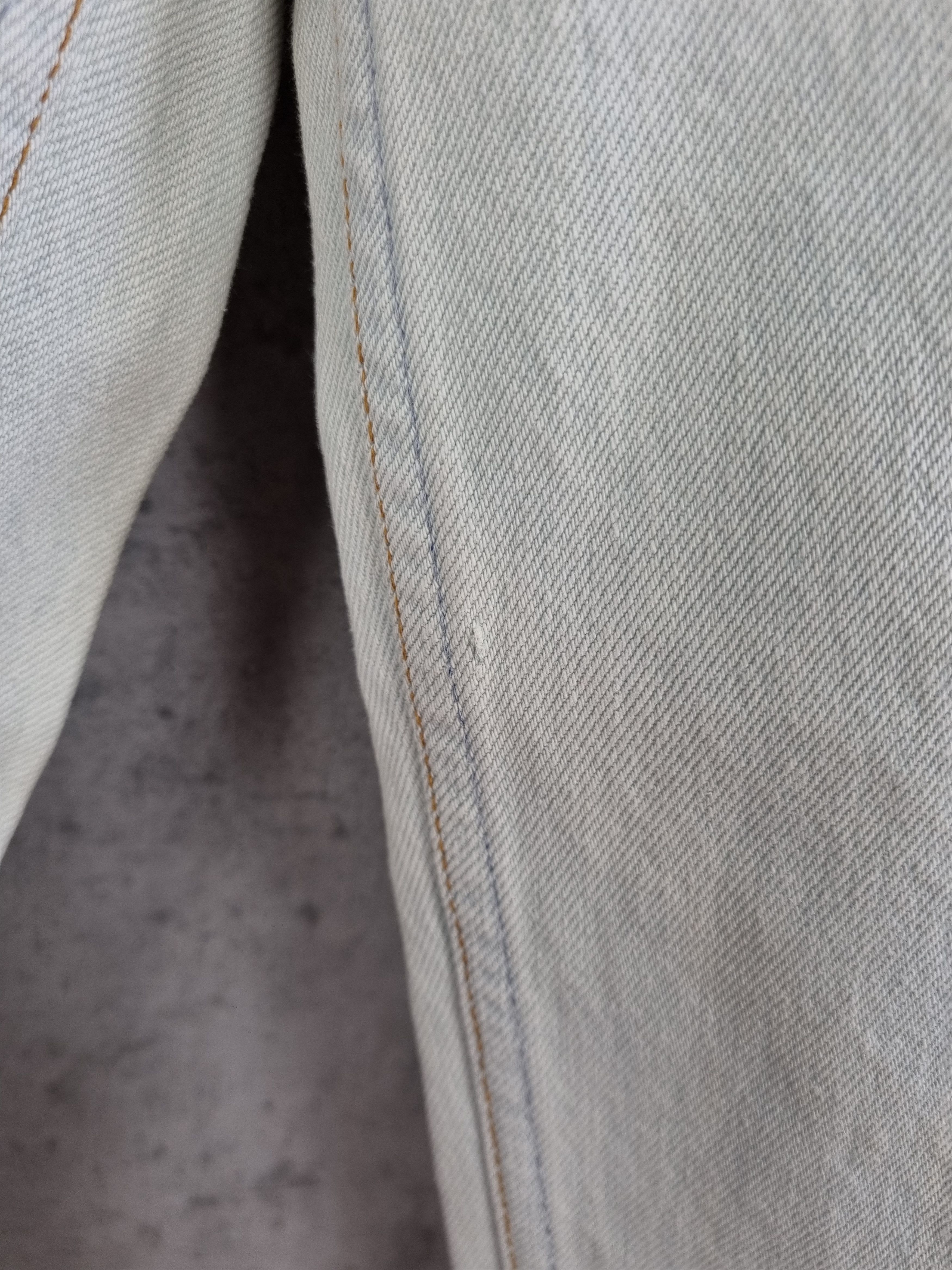 Levi's × Levi's Vintage Clothing 90s Levis France Made Cool Faded Unique Denim Jeans Size US 31 - 22 Thumbnail