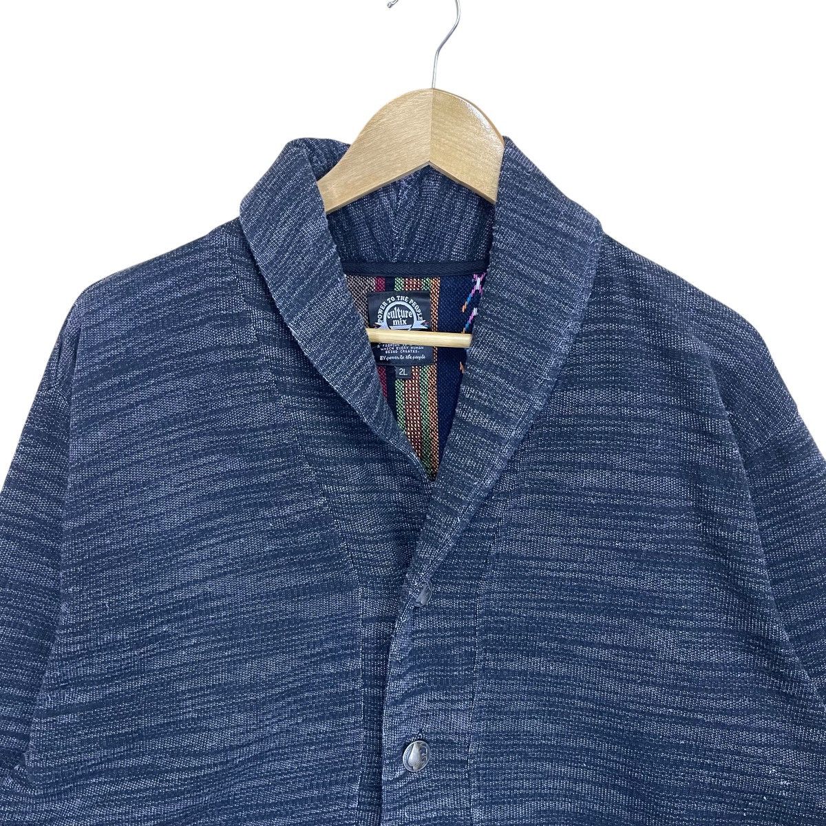 Japanese Brand Vintage Power To The People Cardigan Knit Cardigan Size L Size US L / EU 52-54 / 3 - 4 Thumbnail