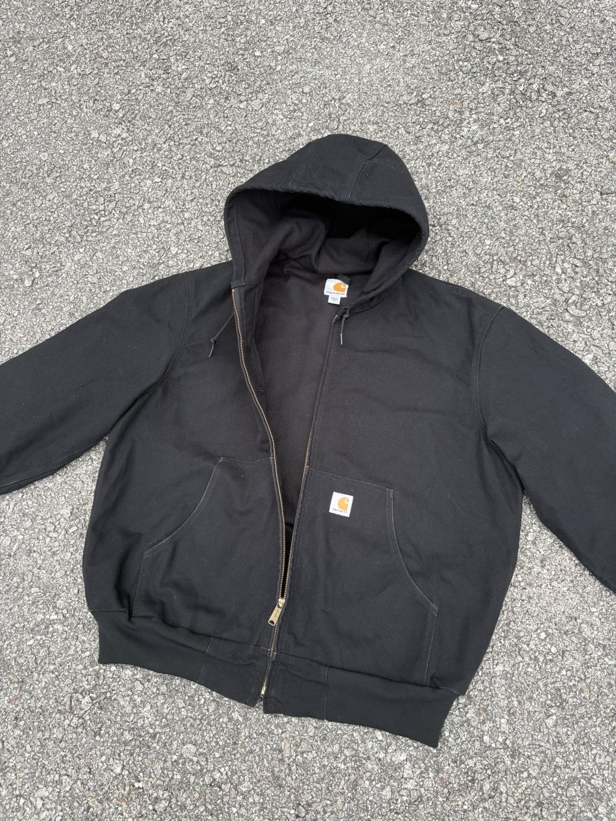 Carhartt Vintage Made In USA J131 BLK Carhartt Active Jacket Size US L / EU 52-54 / 3 - 5 Thumbnail