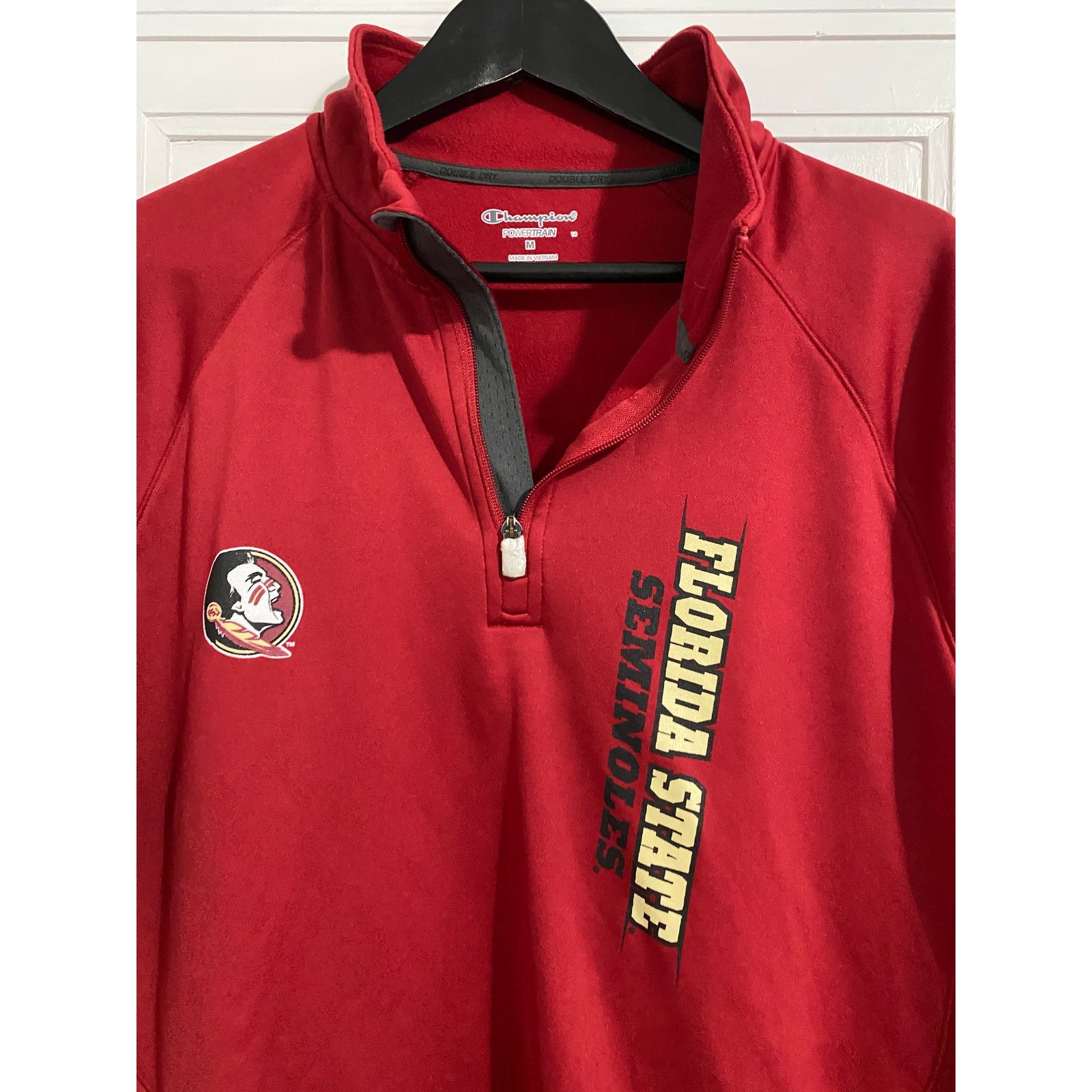 Champion Florida State University Seminoles 1/4-Zip Sweatshirt Size M Size US M / EU 48-50 / 2 - 2 Thumbnail