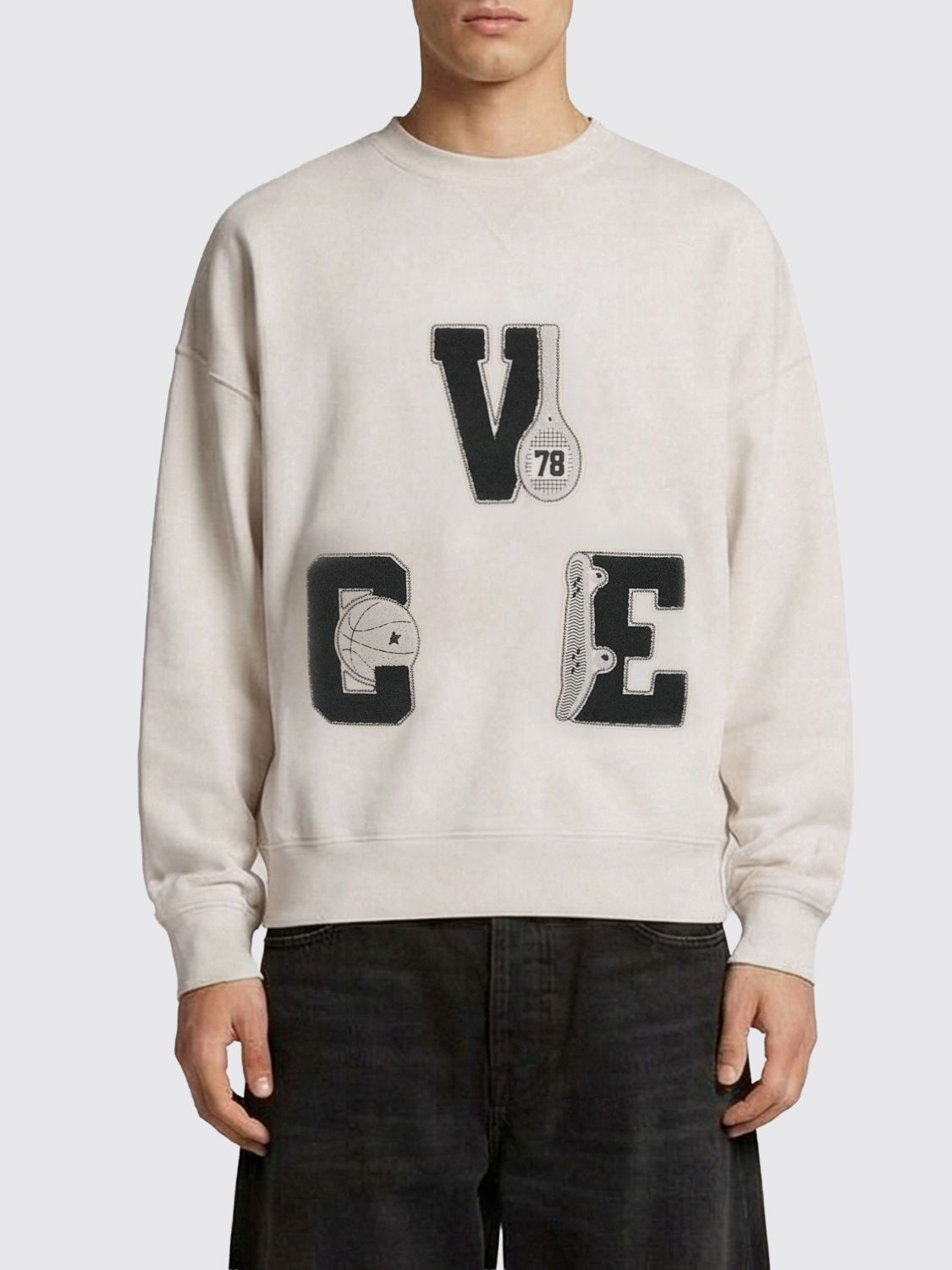 Golden Goose Sweatshirt Men Grey