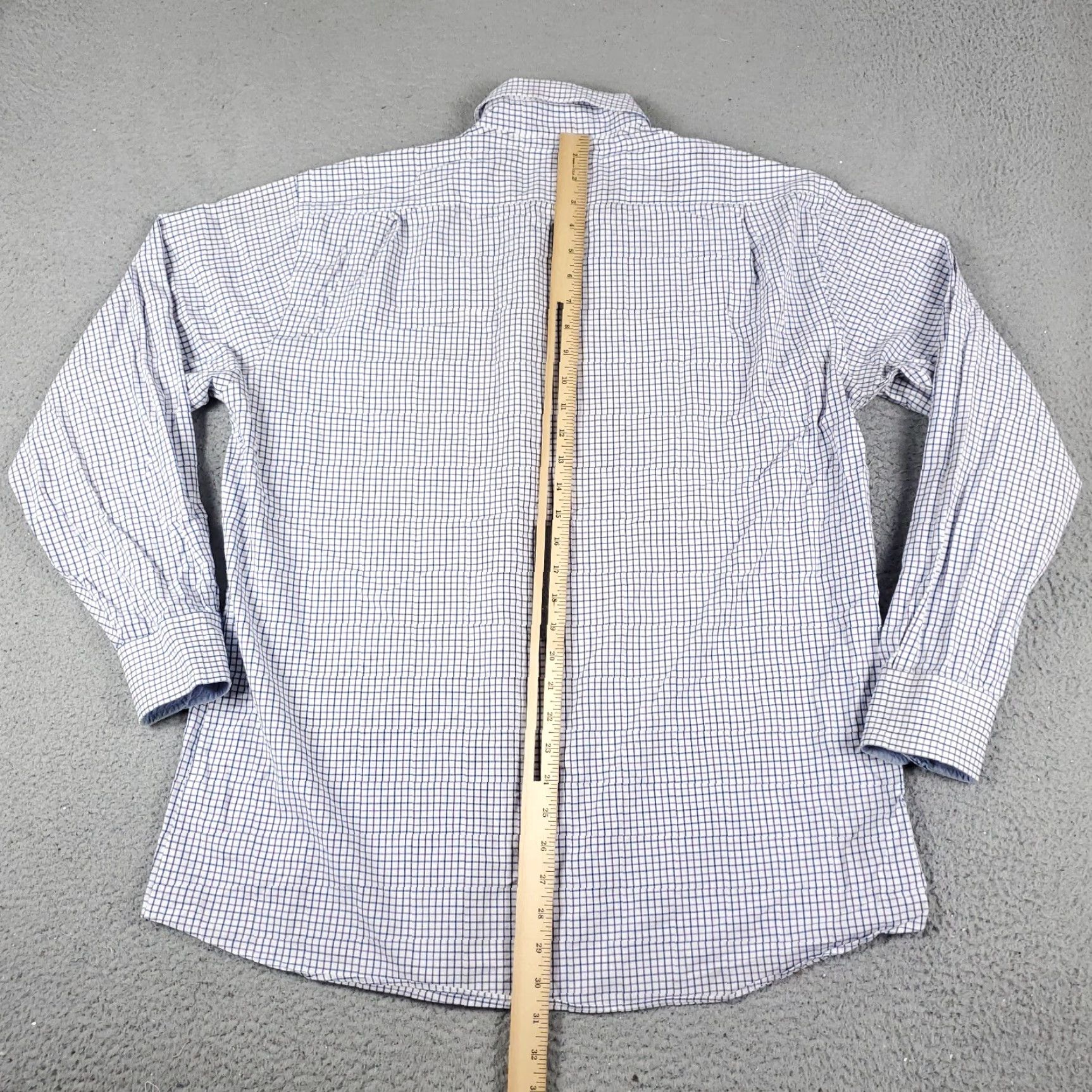 Tommy Hilfiger Tommy Hilfiger Shirt Mens Large Blue Check Casual Button Up Long Sleeve Size US L / EU 52-54 / 3 - 7 Thumbnail