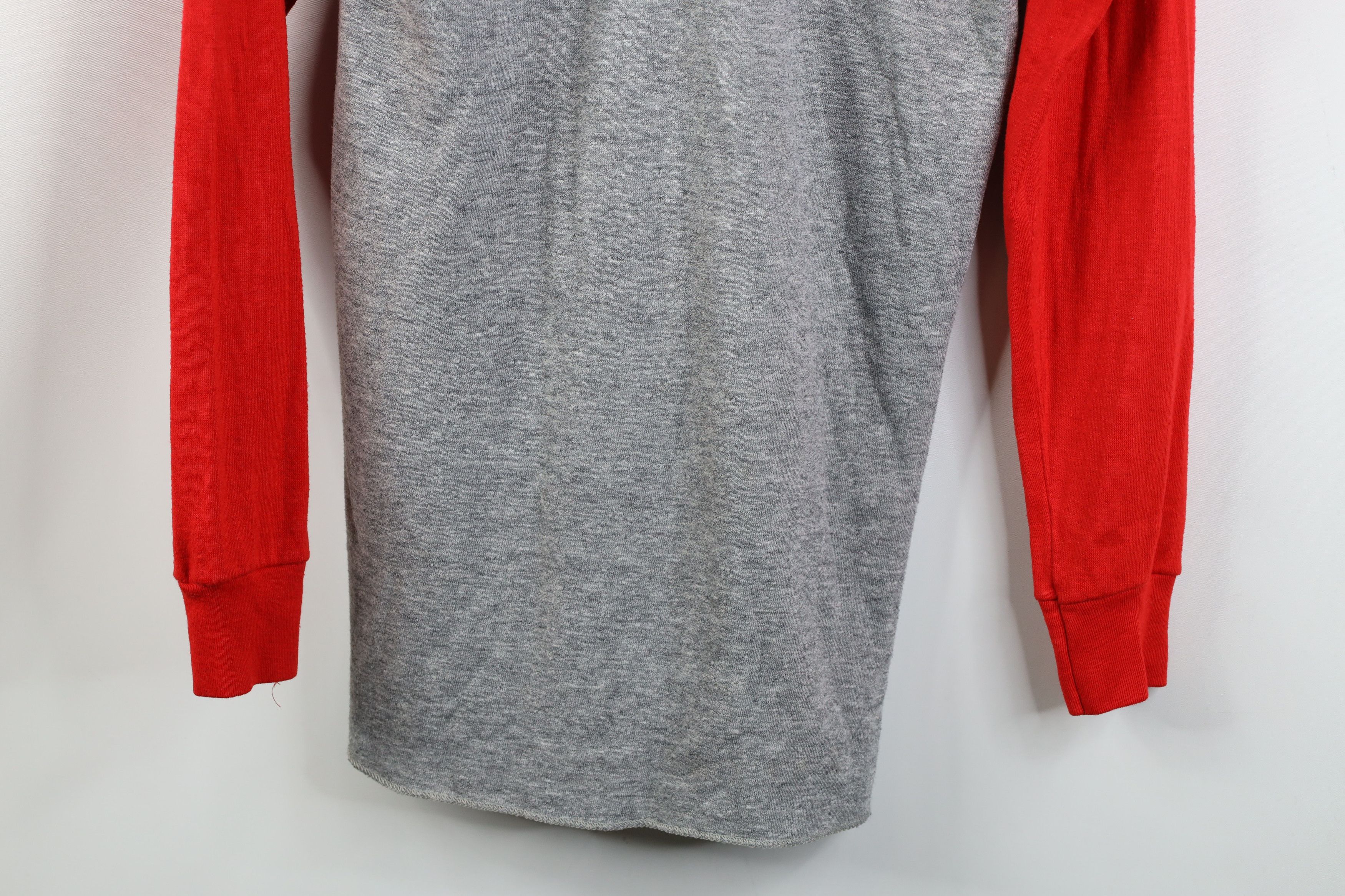 Vintage Vintage 70s Wall Thermal Knit Raglan Henley T-Shirt USA Size US L / EU 52-54 / 3 - 3 Thumbnail