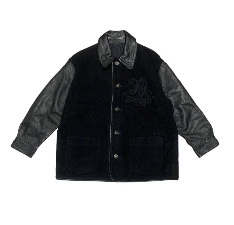 80s archive MONSIEUR NICOLE LEATHER JKT