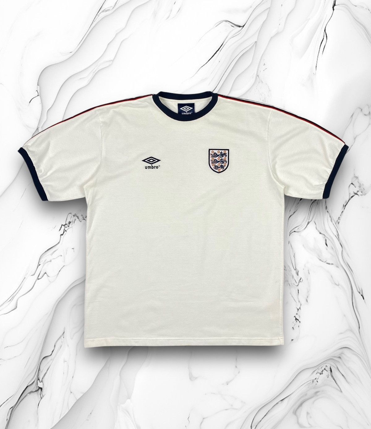 Umbro × Vintage Vintage Umbro England 1999/2001 Home Football Soccer Jersey Size US XL / EU 56 / 4 - 1 Thumbnail