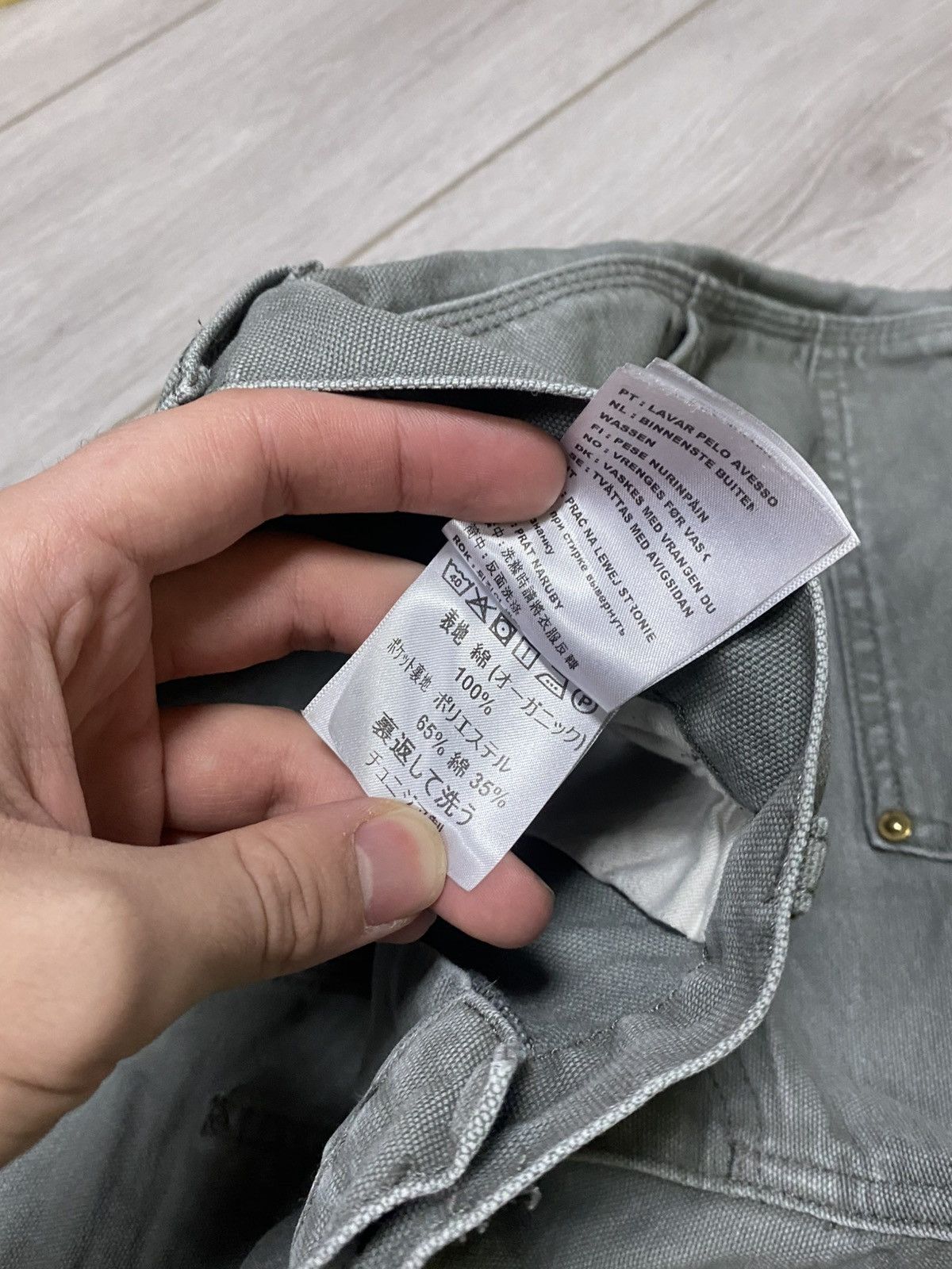 Carhartt Carhartt USA vintage double knee distressed cargo pants Size US 31 - 7 Thumbnail