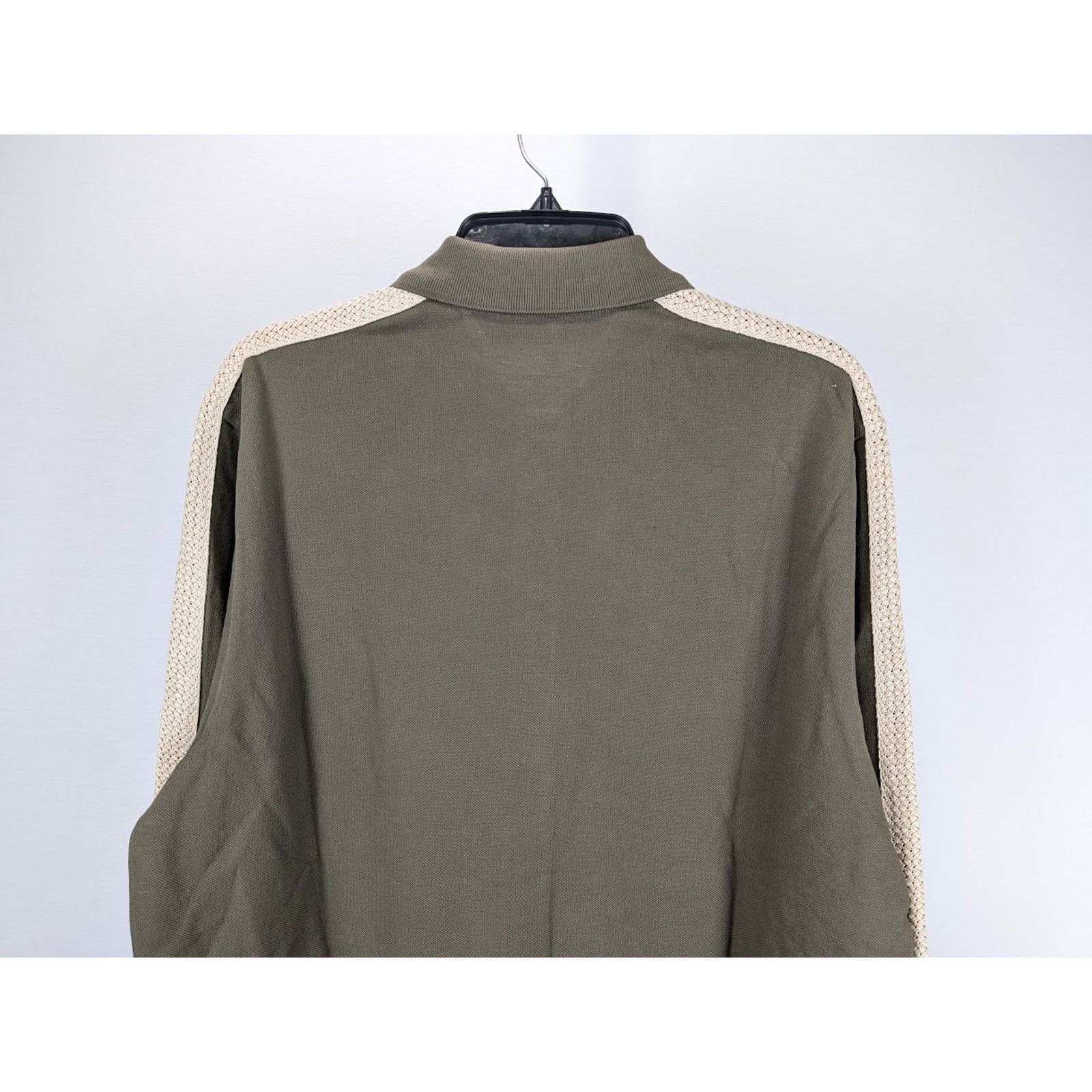 Palm Angels o1rshd1 PA Monogram Piquet Track Shirt in Brown Size US XS / EU 42 / 0 - 15 Thumbnail