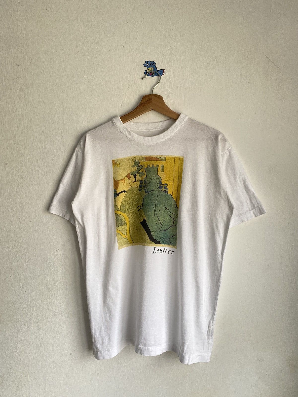 Vintage Vintage Disstressed Lautrec Art Tee Size US L / EU 52-54 / 3 - 1 Thumbnail