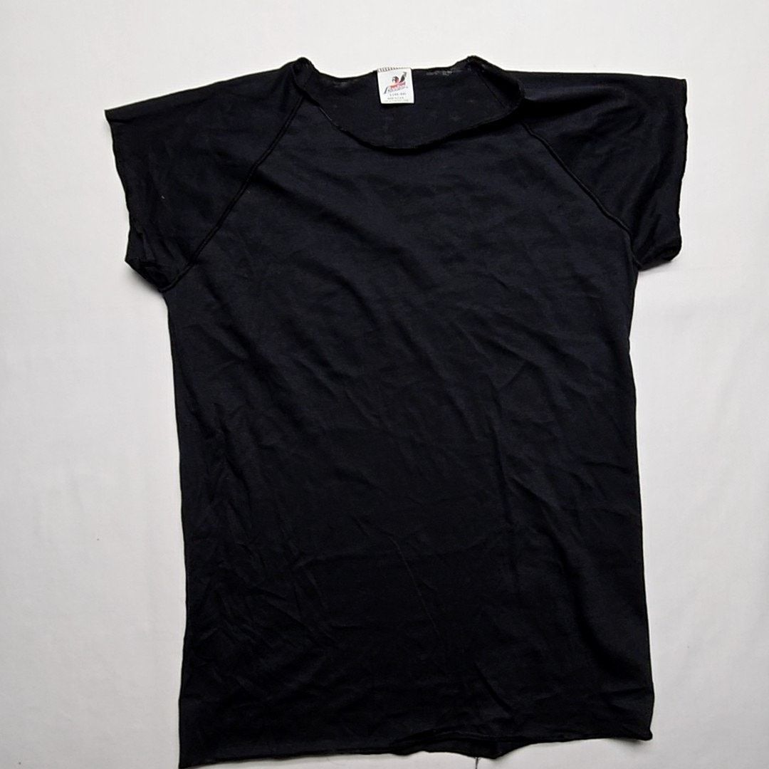 Vintage Vintage Women's Black Blank Shirt Top Bantam Women Large 80s Size L / US 10 / IT 46 - 1 Thumbnail