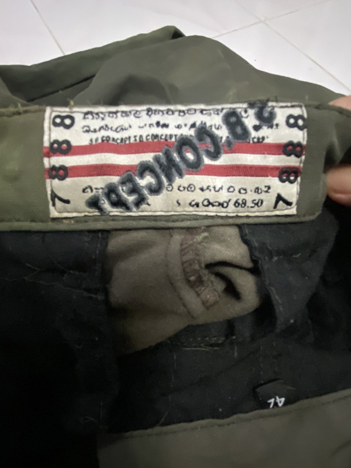 If Six Was Nine × Japanese Brand × Le Grande Bleu (L.G.B.) Distressed Multipocket Snap Button Strap Cargo Pant Size US 29 - 15 Thumbnail