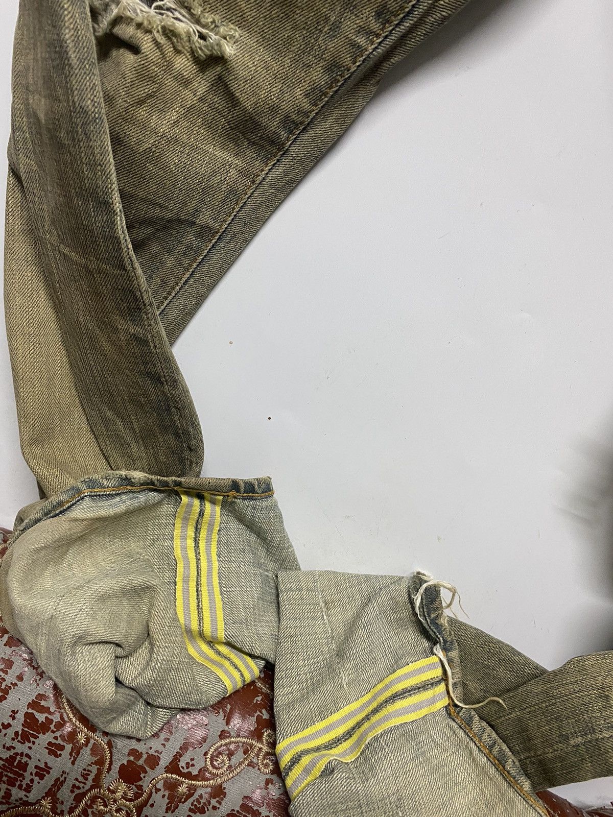 Swagger Swagger Distressed Selvedge Denim Jeans Pants Size US 36 / EU 52 - 11 Thumbnail