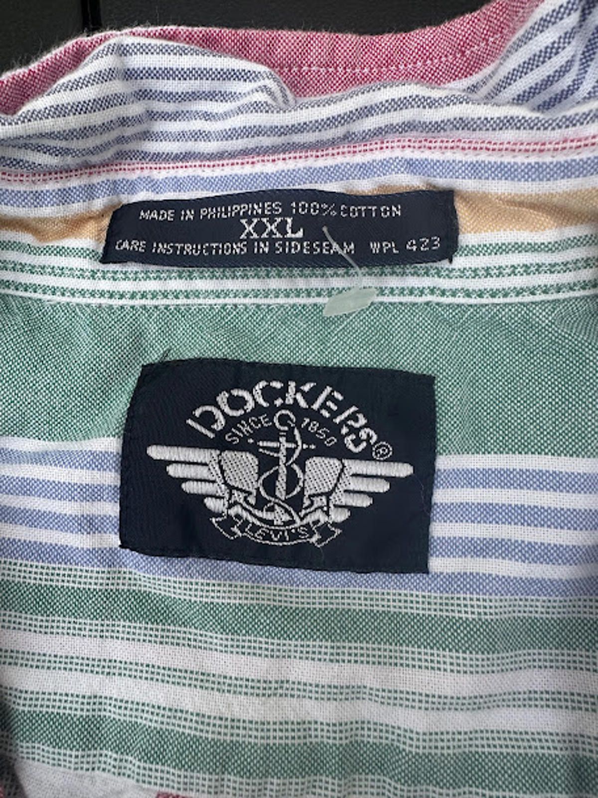 Dockers Vintage Dockers XXL Striped Shirt 90s Size US XXL / EU 58 / 5 - 3 Thumbnail