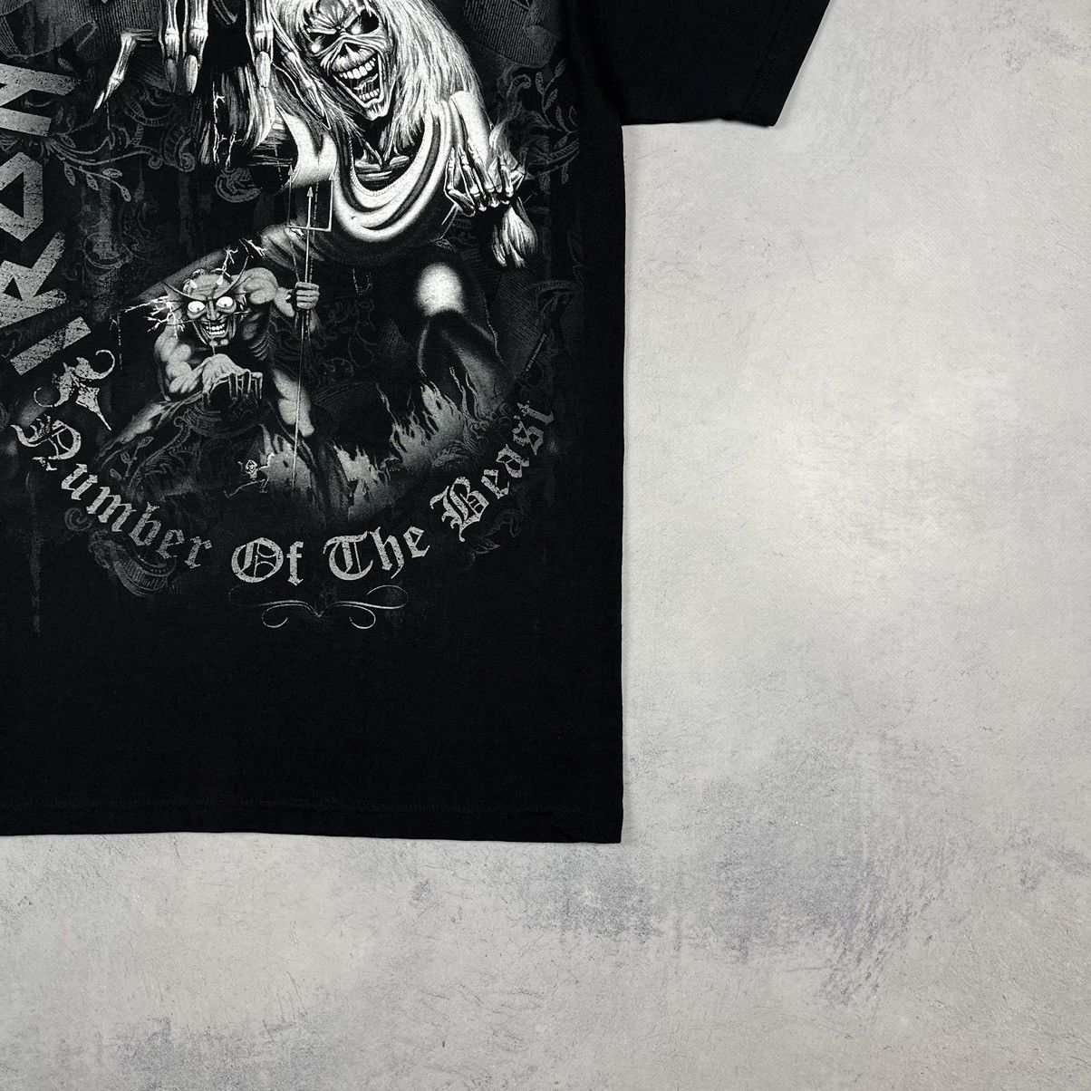 Band Tees Vintage Iron Maiden AOP rock band tee 90’s Size US S / EU 44-46 / 1 - 4 Thumbnail