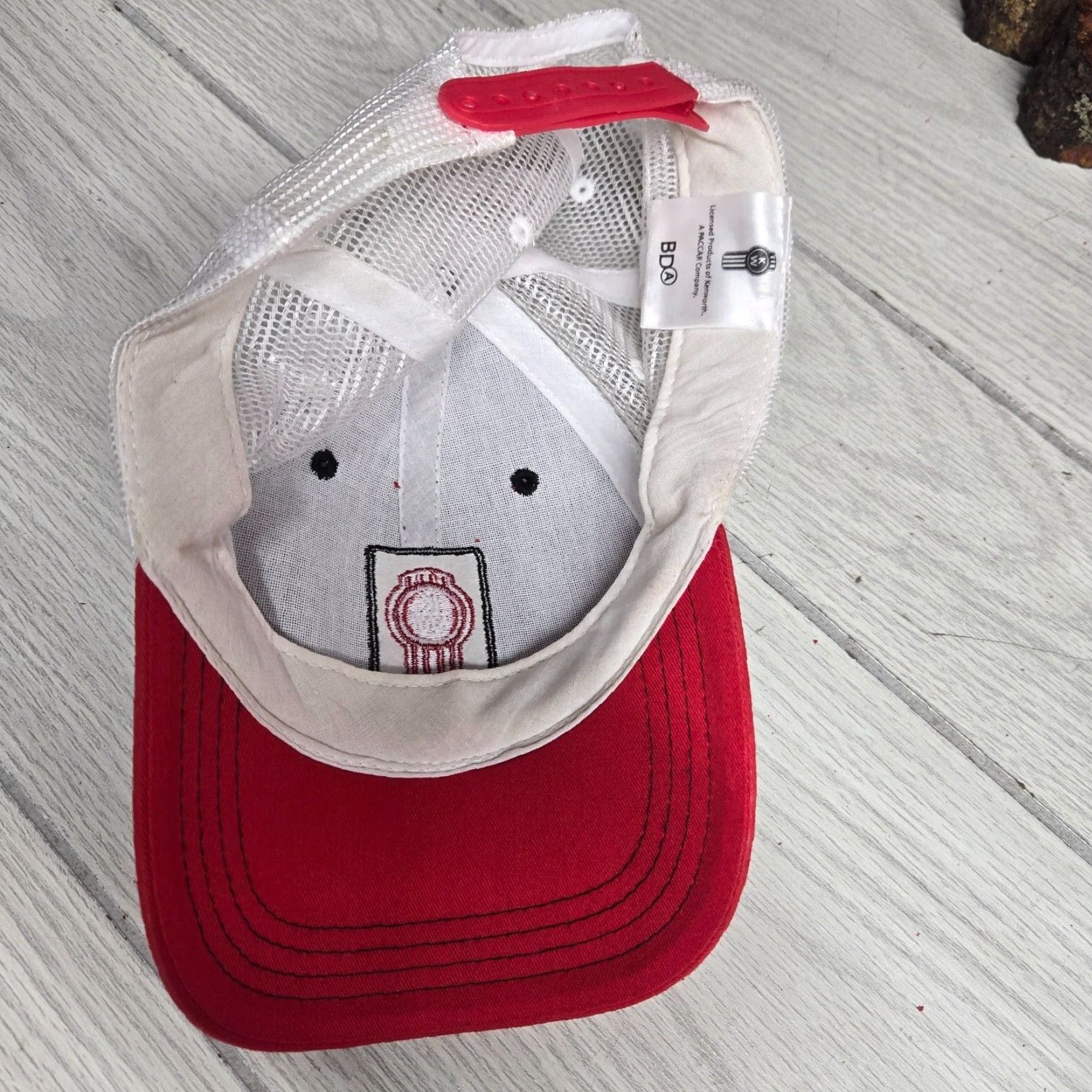 Vintage Kenworth Hat KW Trucking Logo Strapback Dad Hat Cap Black Adjustable Licensed Hat Mens Kenworth Trucker Trucking Cap Black Adjustment Adjustable Size ONE SIZE - 6 Thumbnail