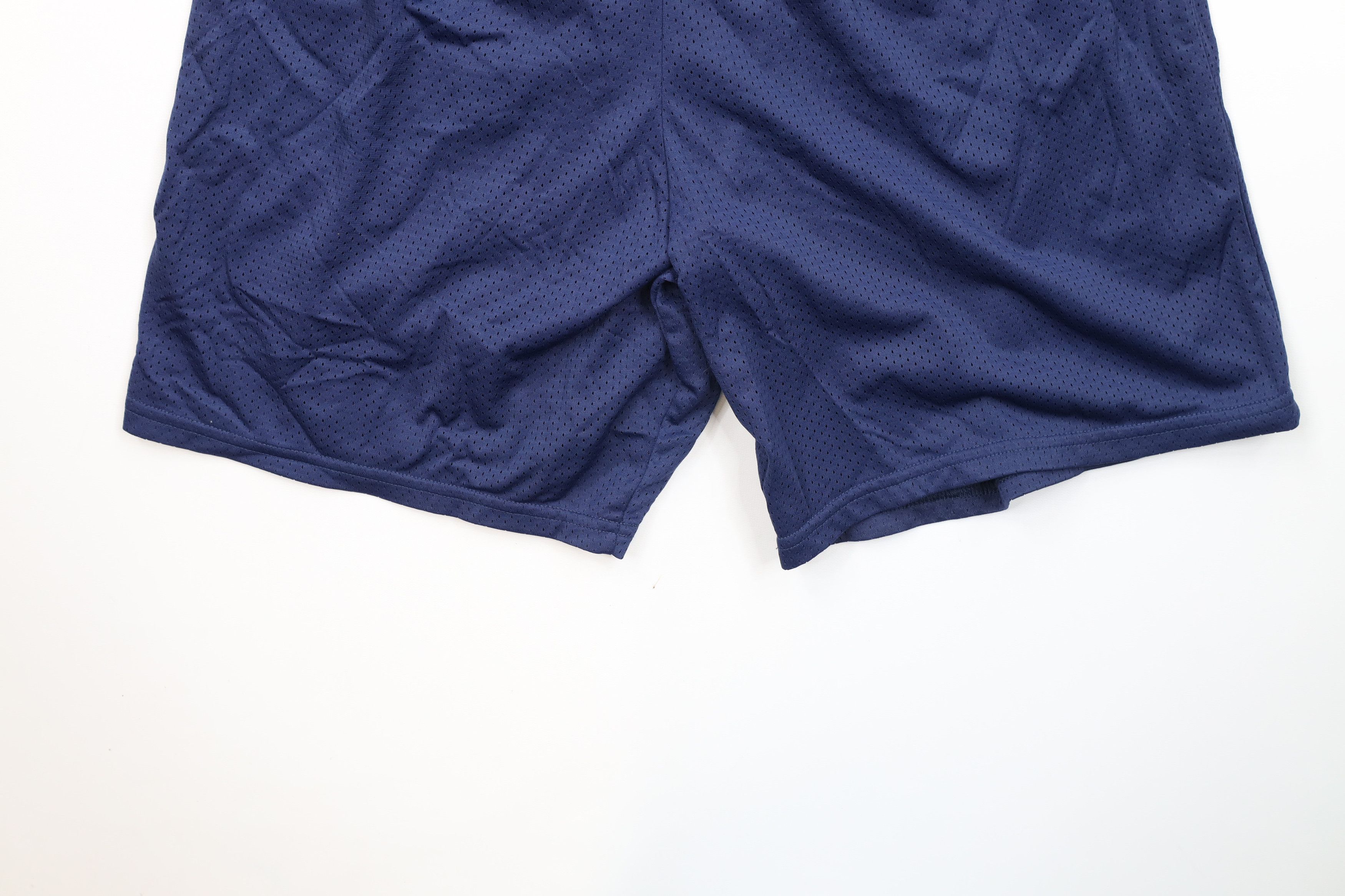 Nike × Vintage Vintage Nike USA Track and Field Mesh Shorts Blue Nylon Size US 30 / EU 46 - 10 Thumbnail