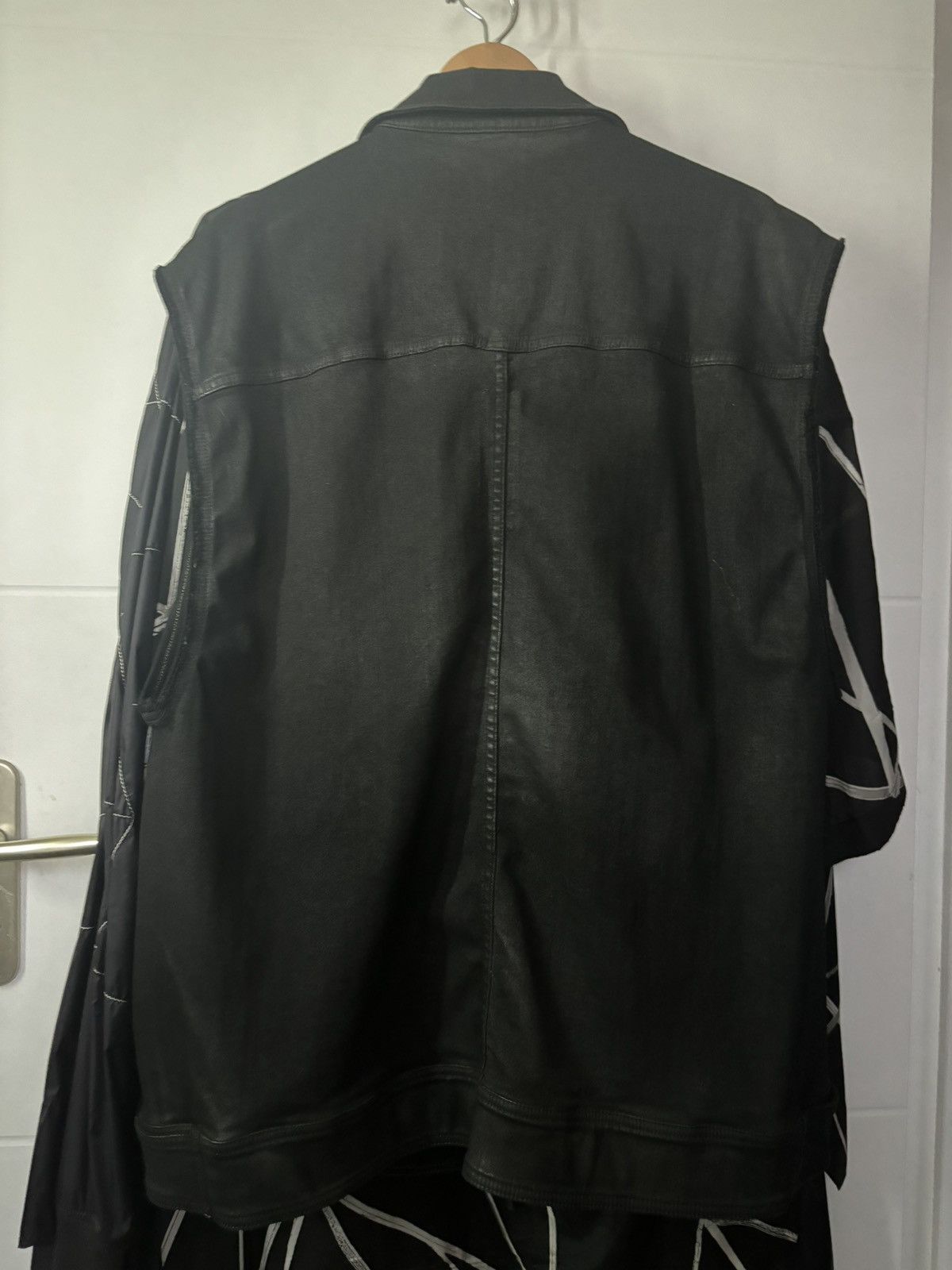 Rick Owens × Rick Owens Drkshdw Rick Owens DRKSHDW FW20 Oversized Worker waxed Jacket Black Size US S / EU 44-46 / 1 - 2 Thumbnail