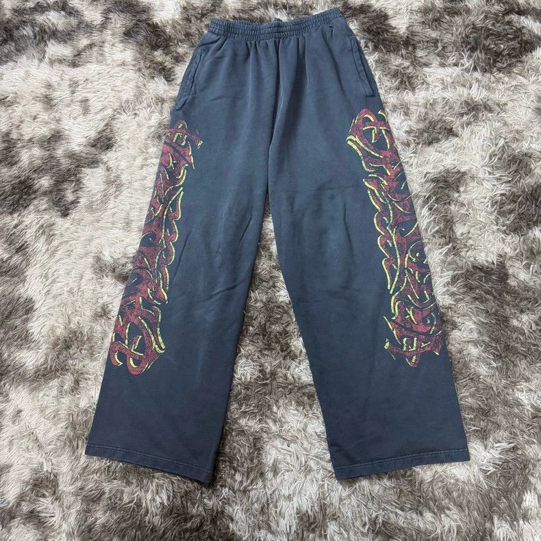 Balenciaga Balenciaga 24SS Offshore Flame Baggy Pants - dmc Size US 30 / EU 46 - 1 Thumbnail