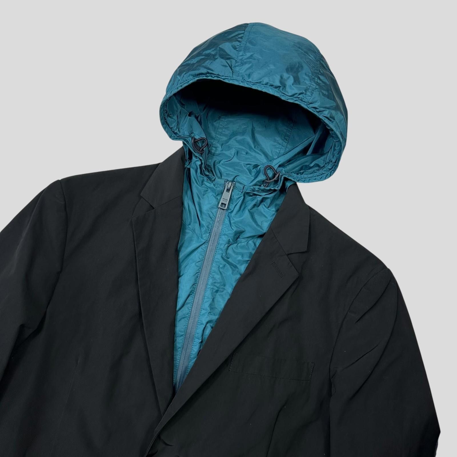 Prada Prada 2017 Nylon Blazer Jacket + Removable Nylon Hood - IT50 Size 38R - 5 Thumbnail