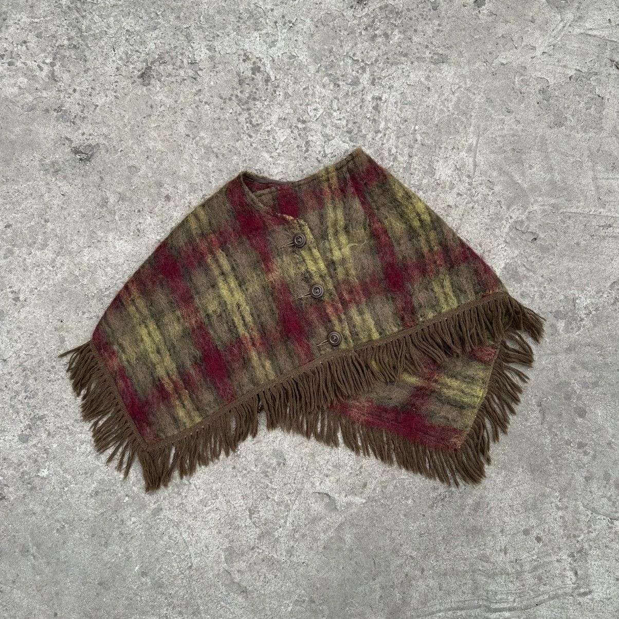 If Six Was Nine Vintage Japanese Style Antique Clothes Glen Cree Mohair cape Size US L / EU 52-54 / 3 - 1 Thumbnail